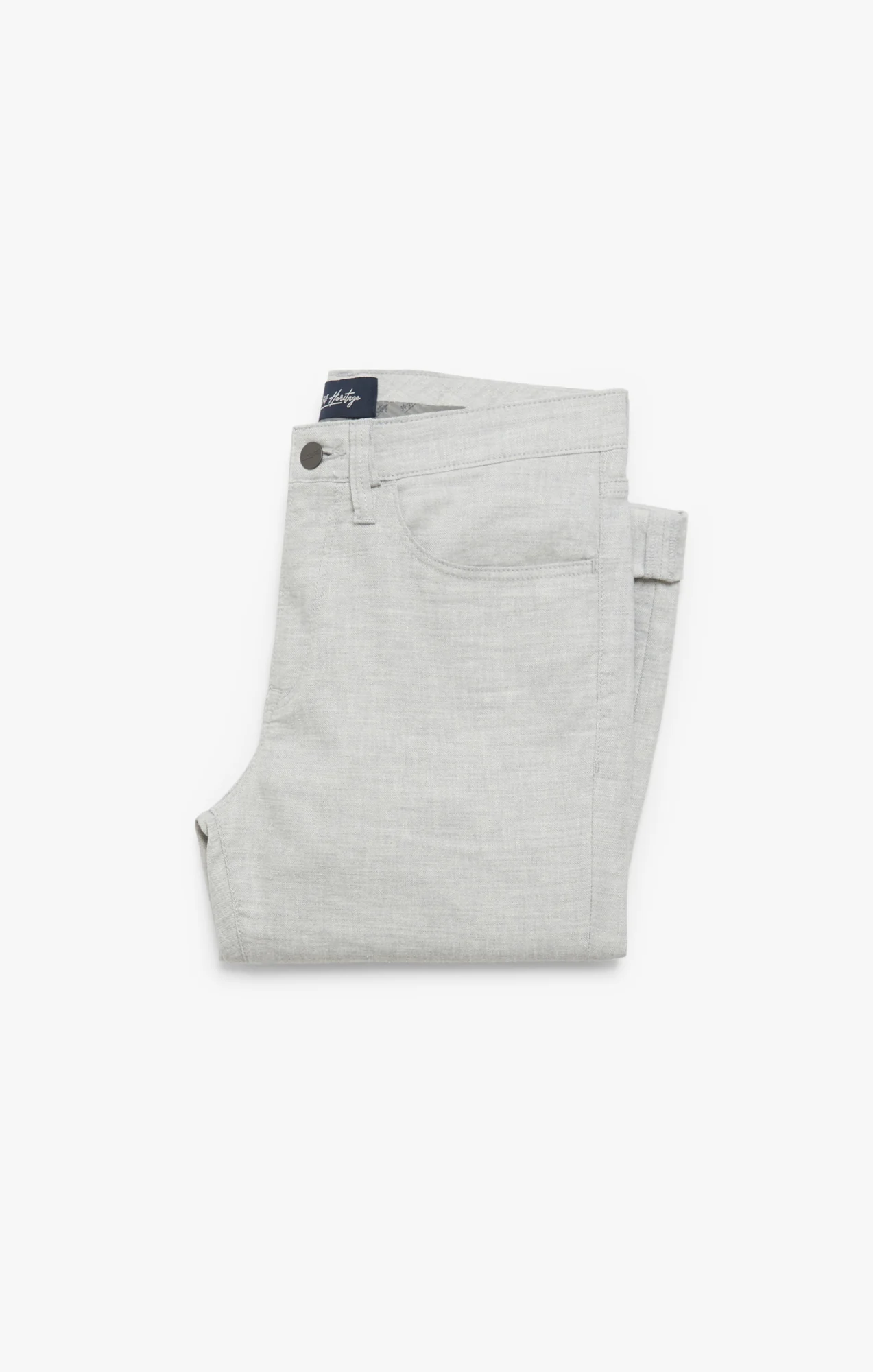 Charisma Relaxed Straight Leg Pants In Light Grey Hemp - Image 7