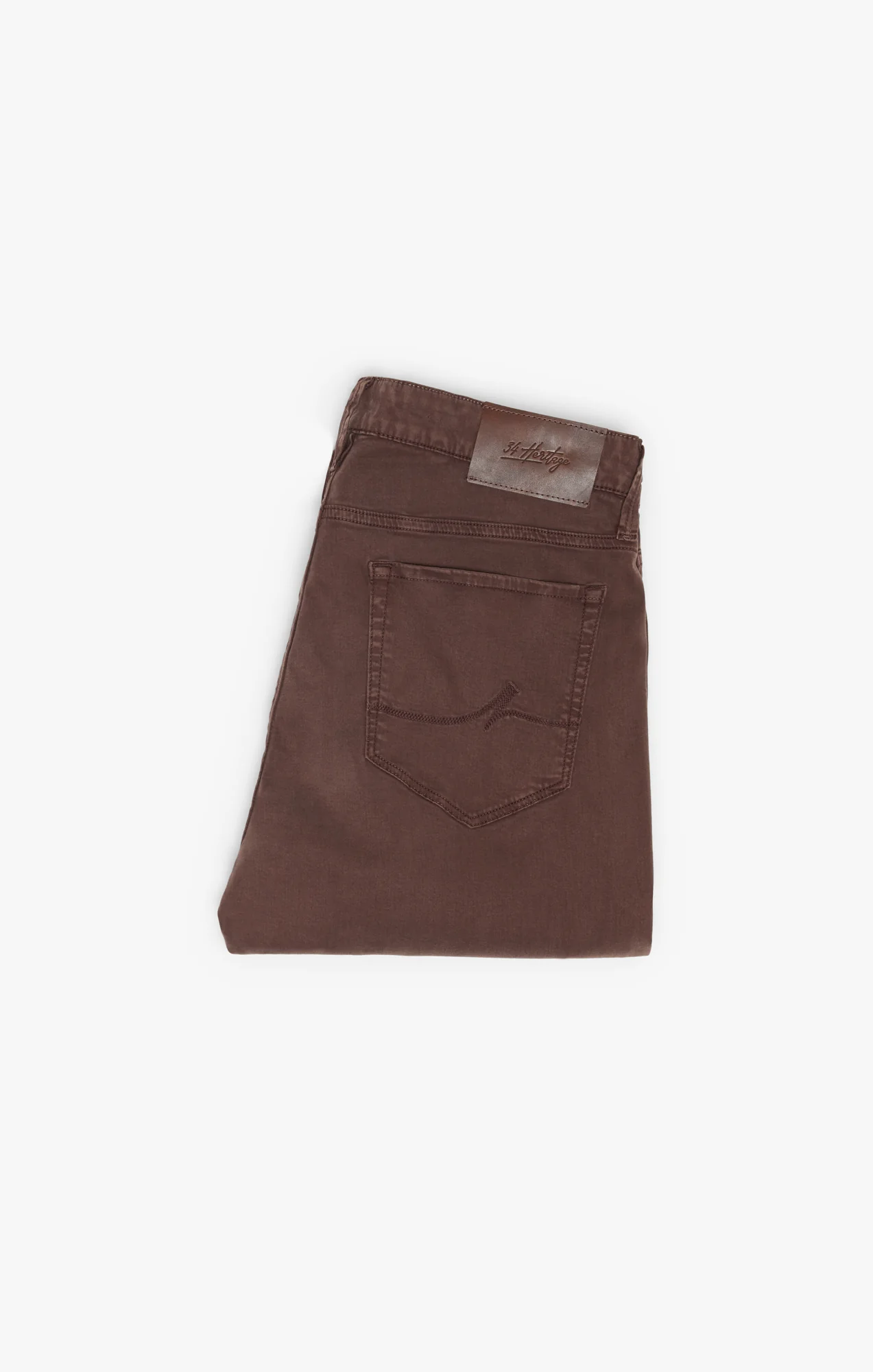 Charisma Relaxed Straight Leg Pants In Mahogany Twill - Image 8