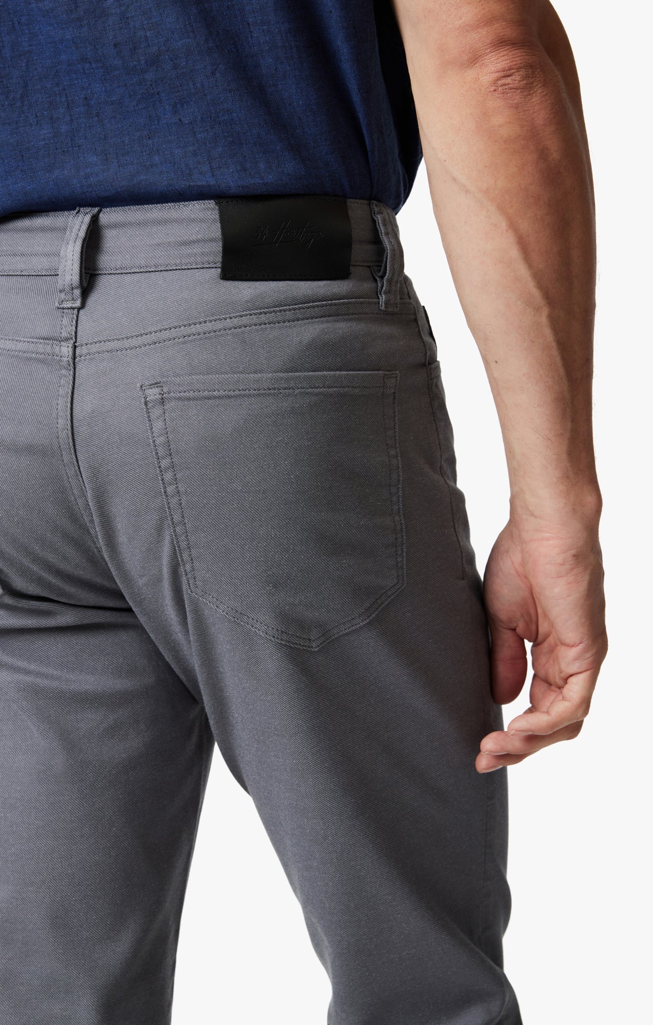 Charisma Relaxed Straight Leg Pants In Stormy Coolmax - Image 5