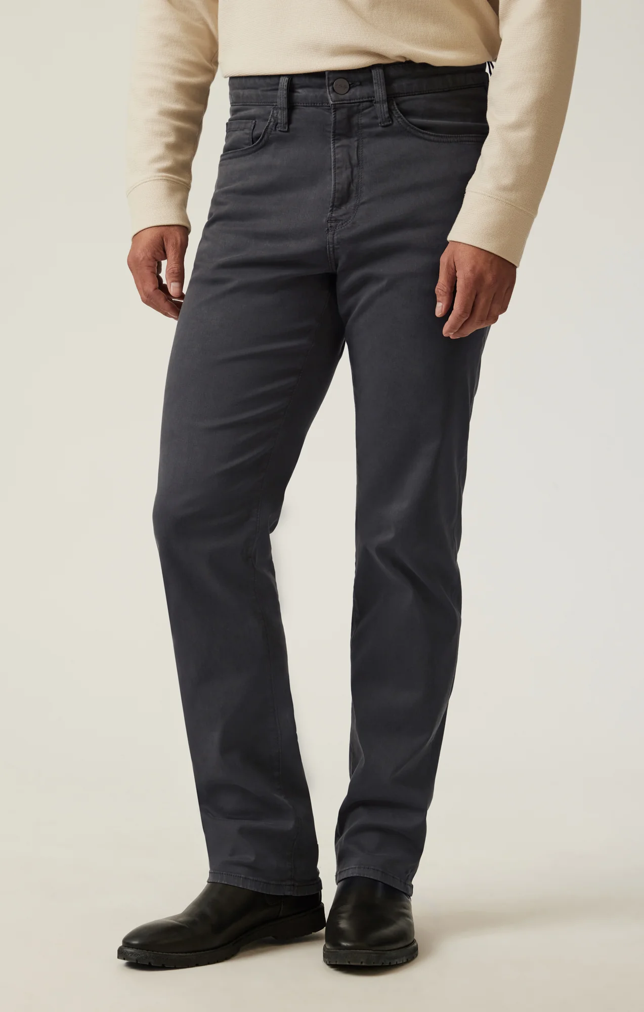 Charisma Relaxed Straight Pants in Ash Twill - Image 3