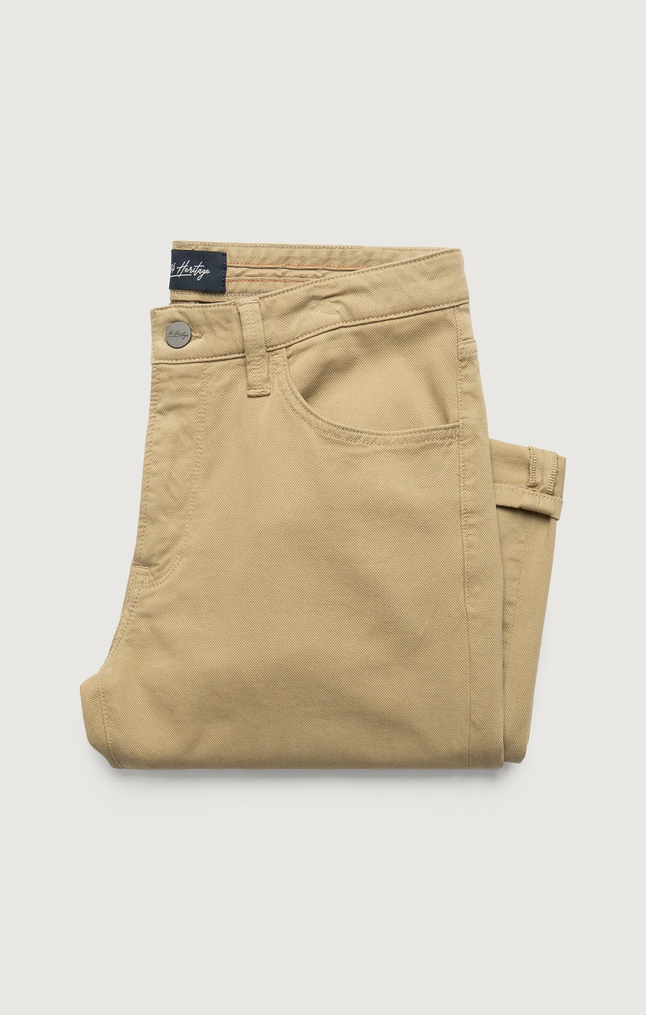 Courage Straight Leg Pants in Beige Honeycomb - Image 8