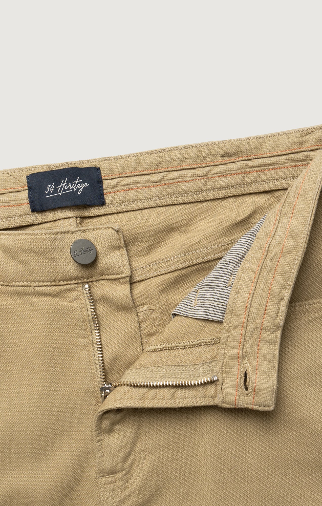 Courage Straight Leg Pants in Beige Honeycomb - Image 7