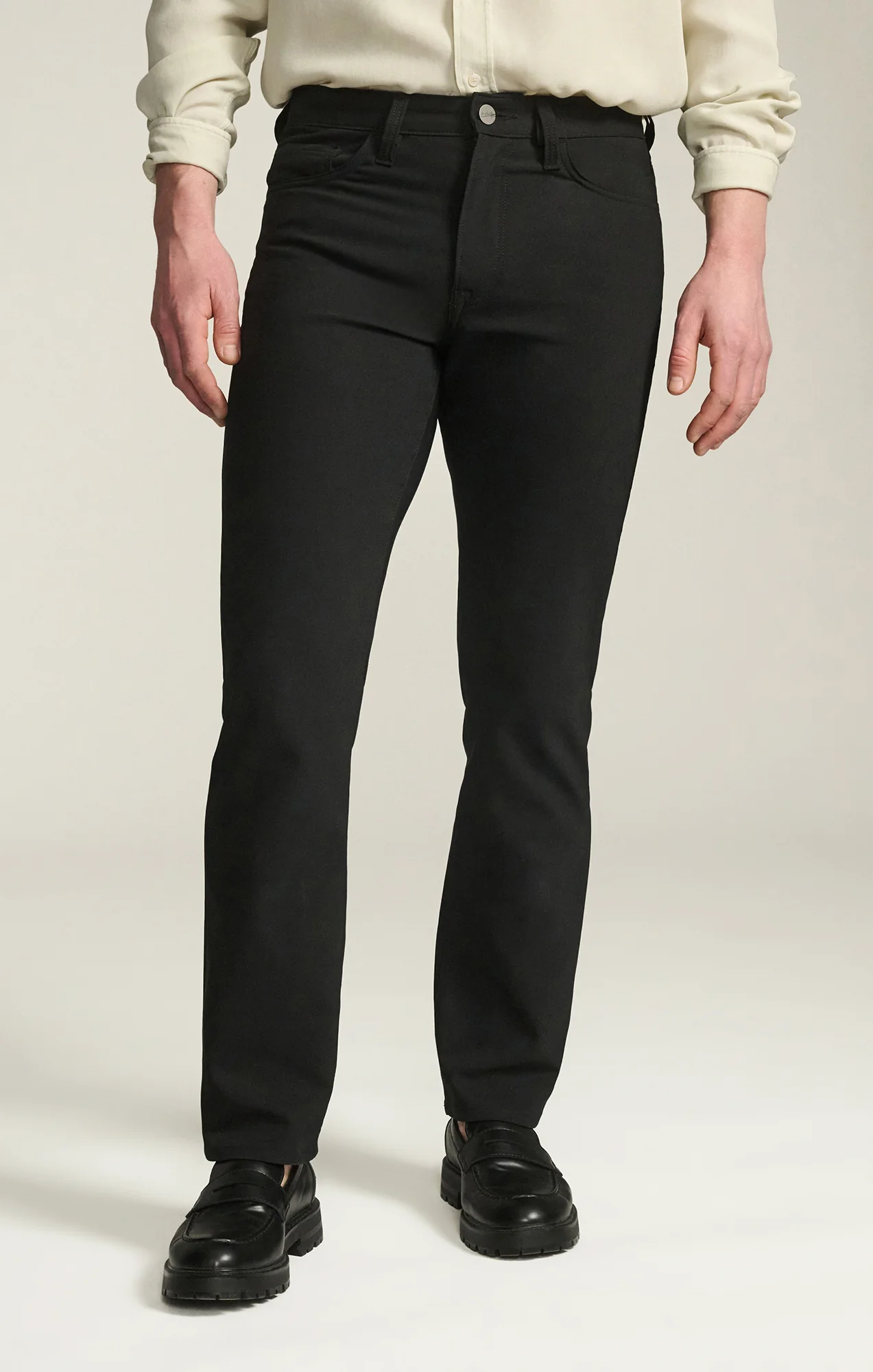 Charisma Relaxed Straight Pants in Black Commuter - Image 2