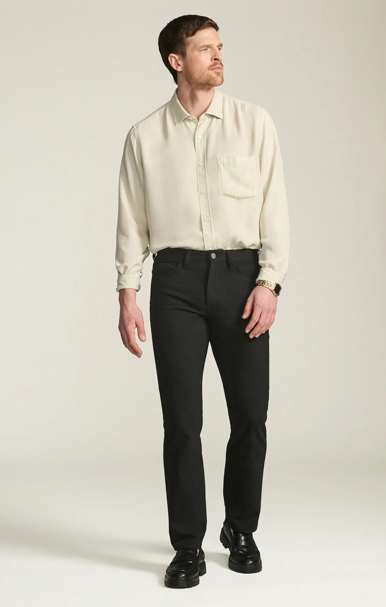 Charisma Relaxed Straight Pants in Black Commuter - Image 5