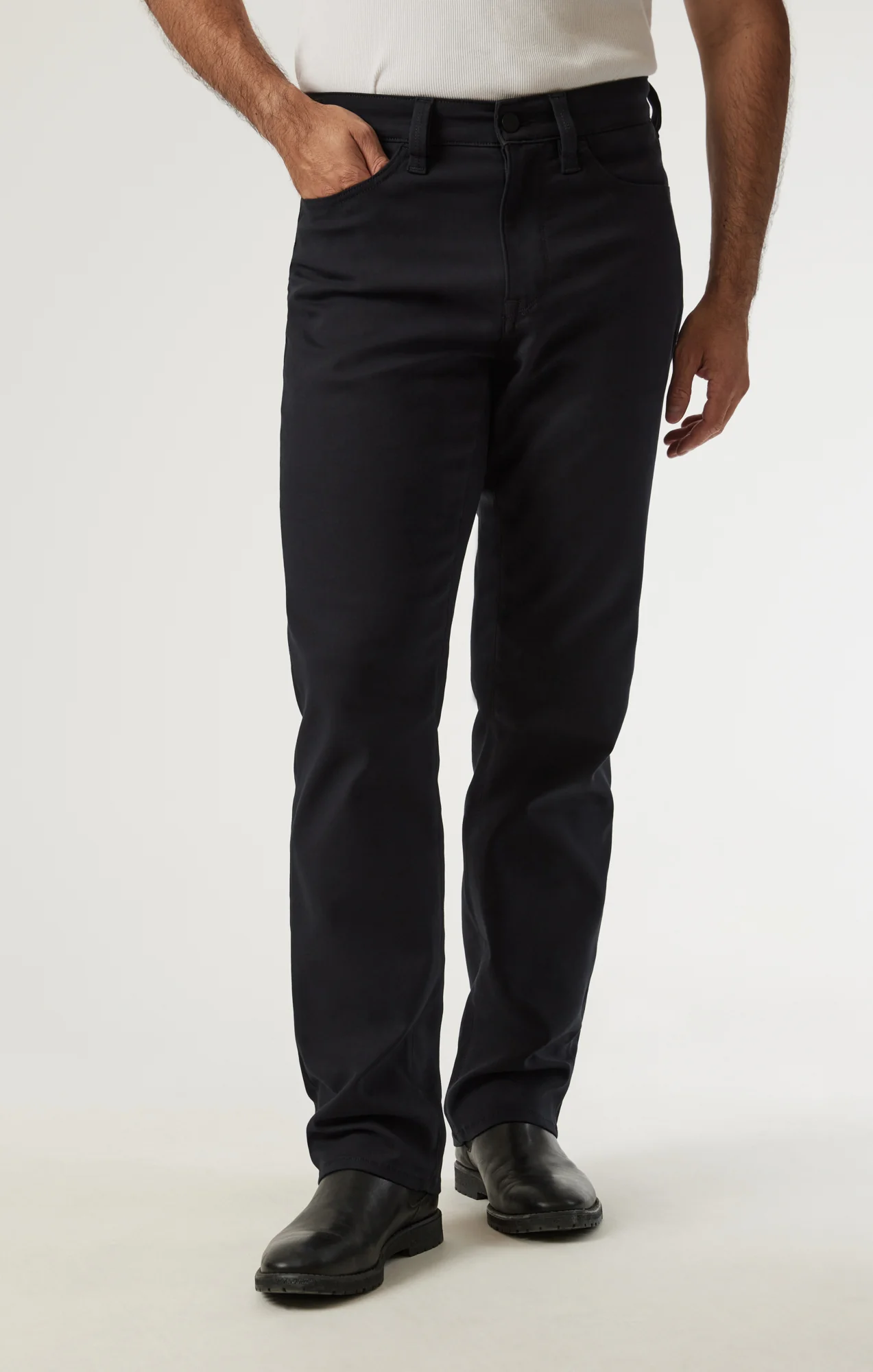 Charisma Relaxed Straight Pants in Black High Flyer - Image 2