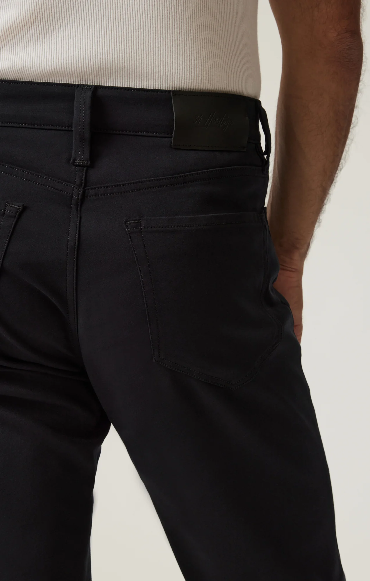 Charisma Relaxed Straight Pants in Black High Flyer - Image 5