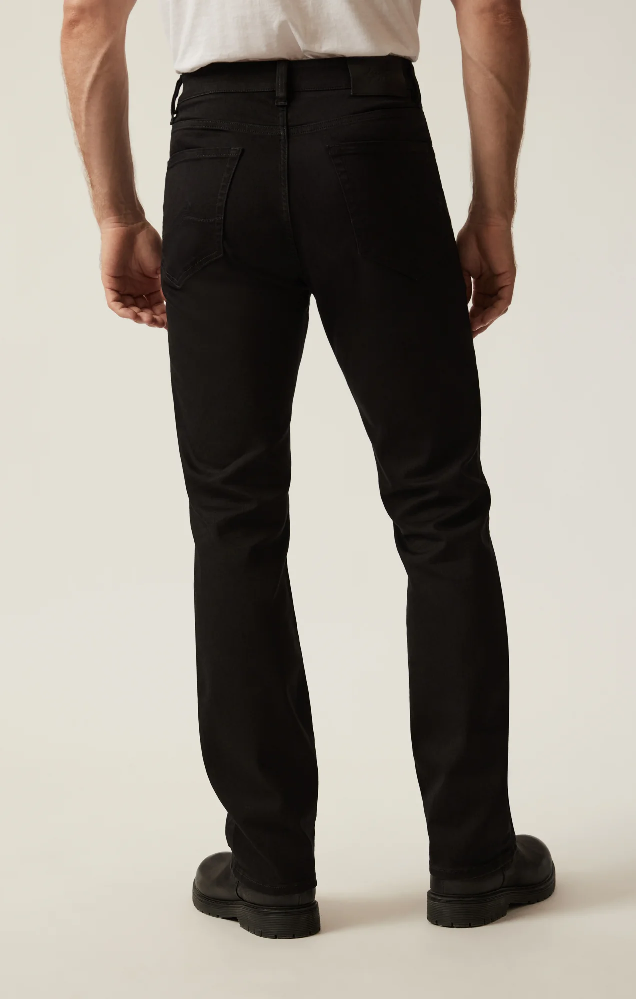 Charisma Relaxed Straight Pants in Black Siena - Image 3