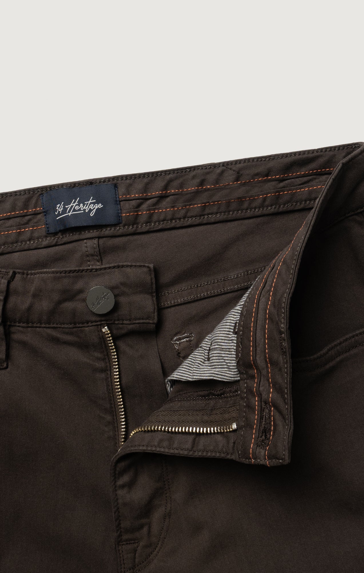 Courage Straight Leg Pants in Brunette Twill - Image 8