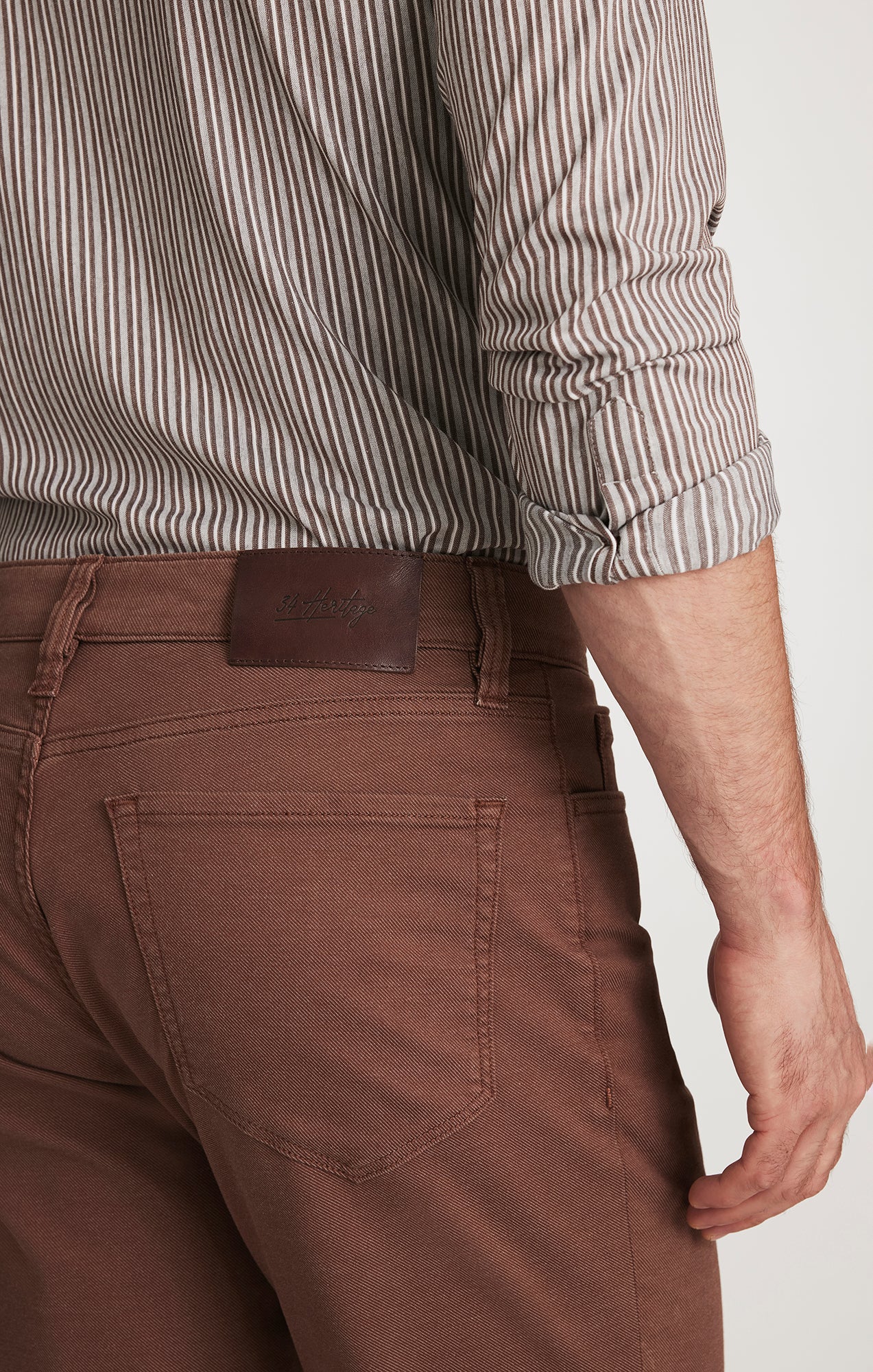 Charisma Relaxed Straight Pants in Cappuccino Coolmax - Image 3