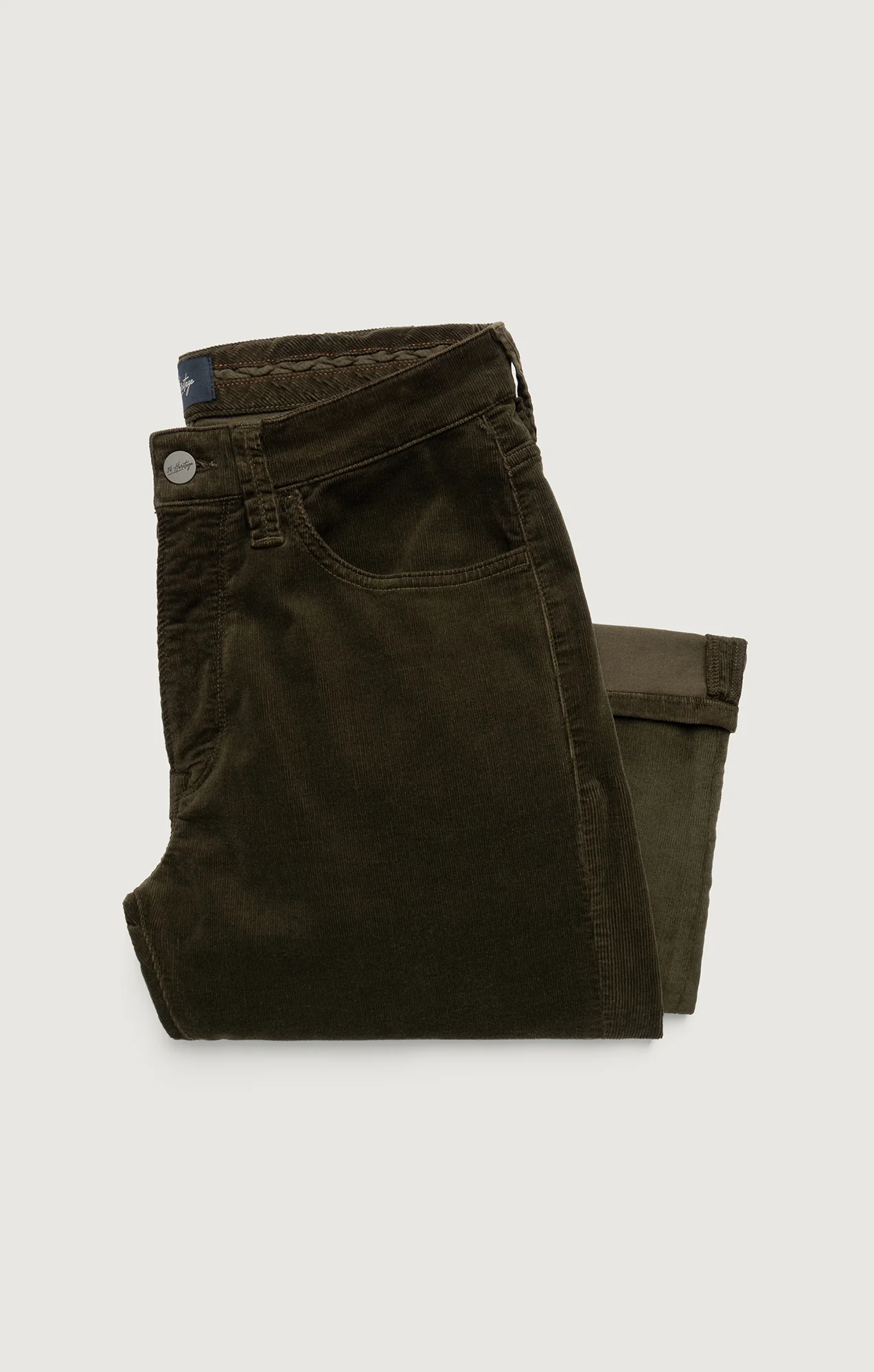 Charisma Relaxed Straight Pants in Fern Cord - Image 8