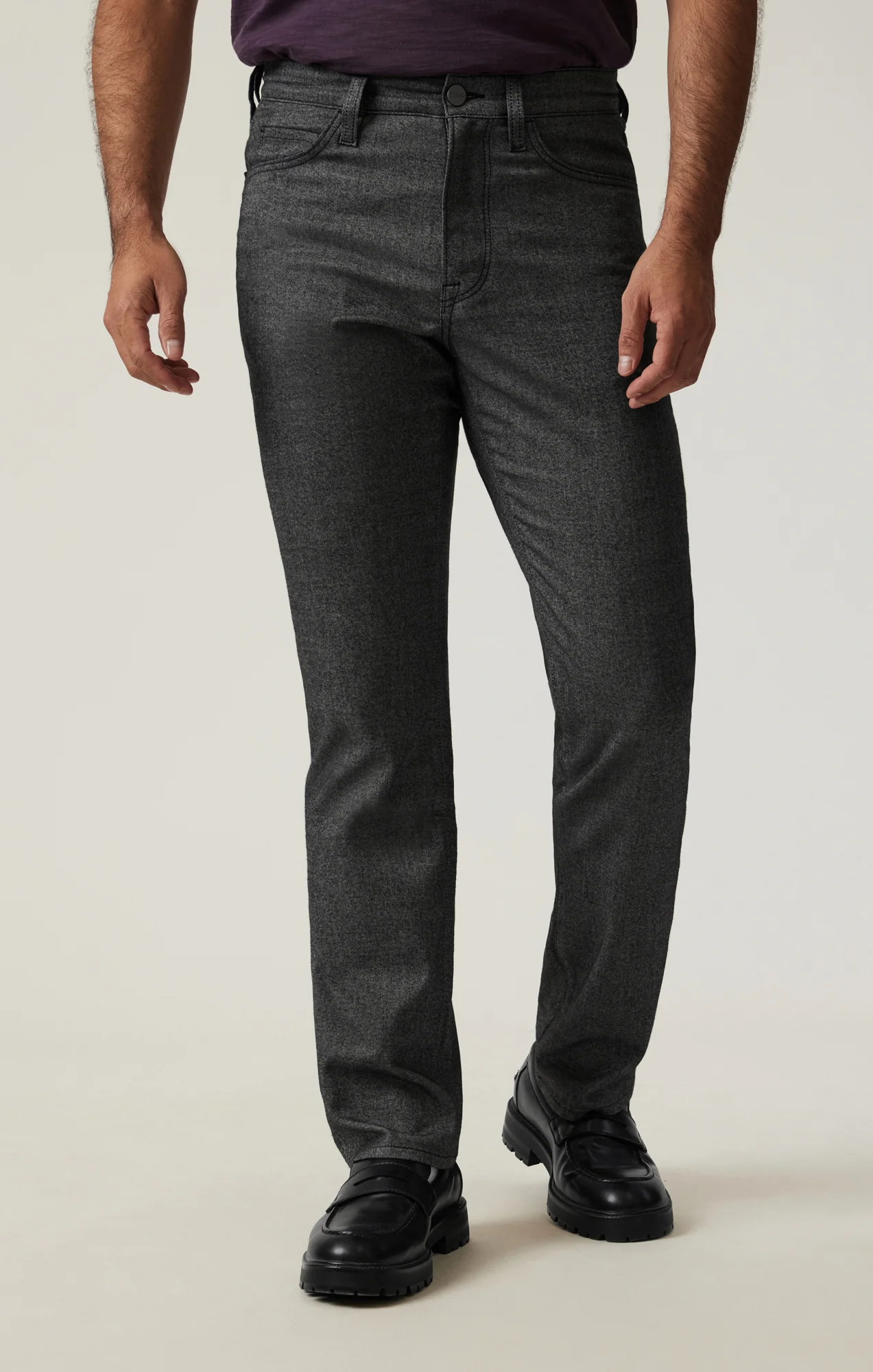 Charisma Relaxed Straight Pants in Grey Elite - Image 2