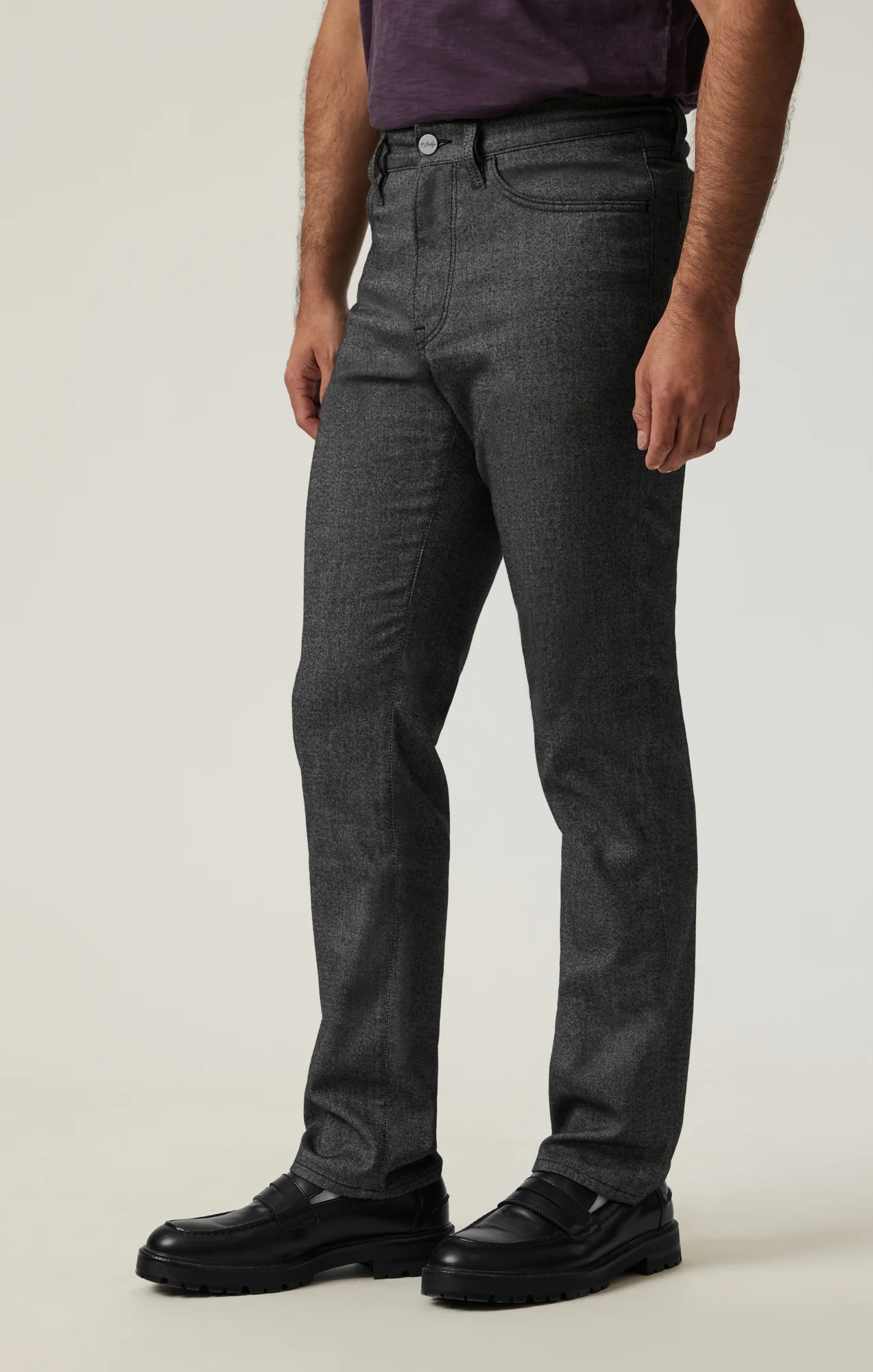 Charisma Relaxed Straight Pants in Grey Elite - Image 3