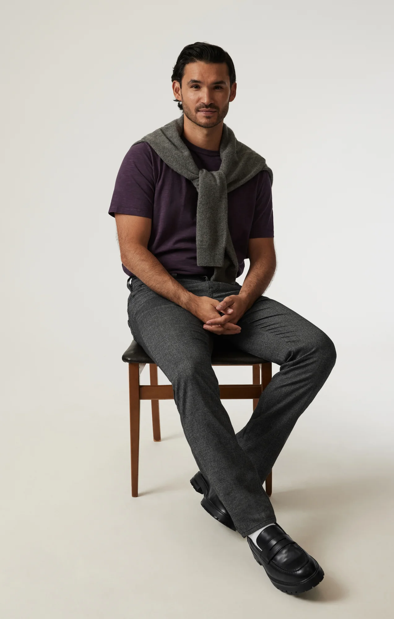 Charisma Relaxed Straight Pants in Grey Elite - Image 6