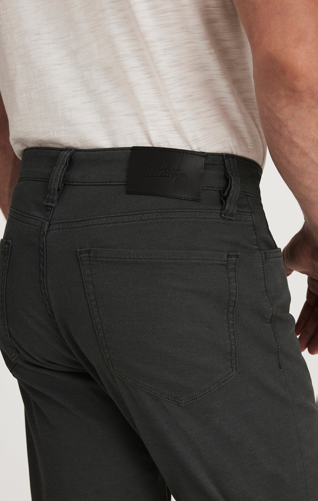 Charisma Relaxed Straight Pants in Iron Coolmax - Image 5
