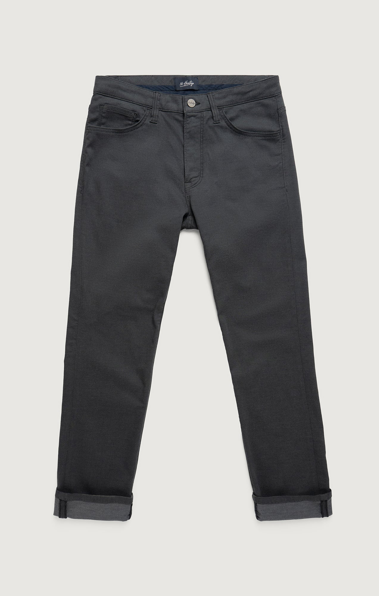 Charisma Relaxed Straight Pants in Iron Coolmax - Image 6