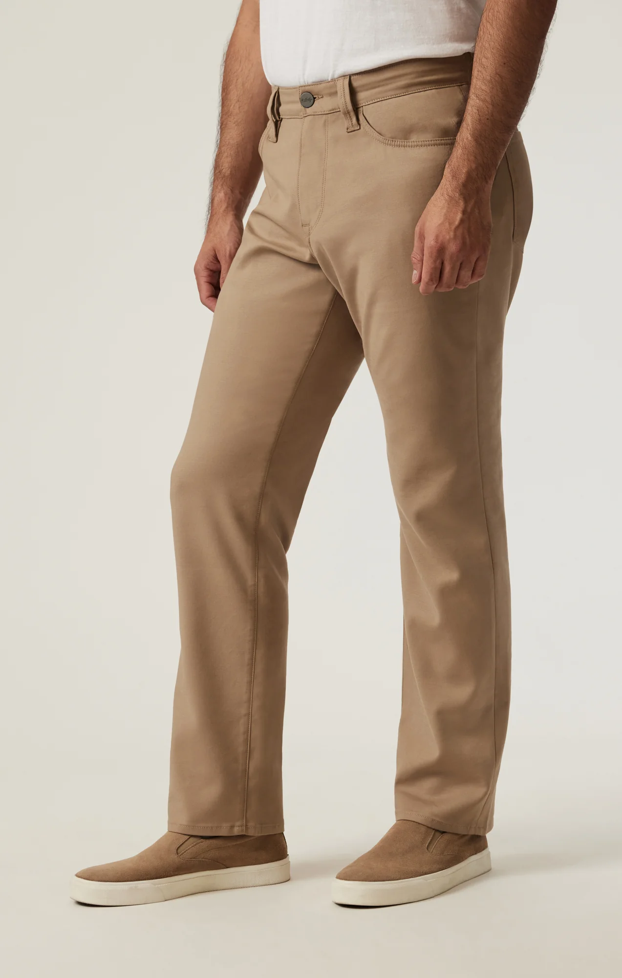 Charisma Relaxed Straight Pants in Khaki High Flyer - Image 4