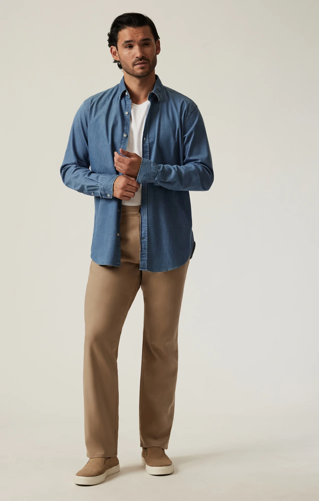 Charisma Relaxed Straight Pants in Khaki High Flyer - Image 6
