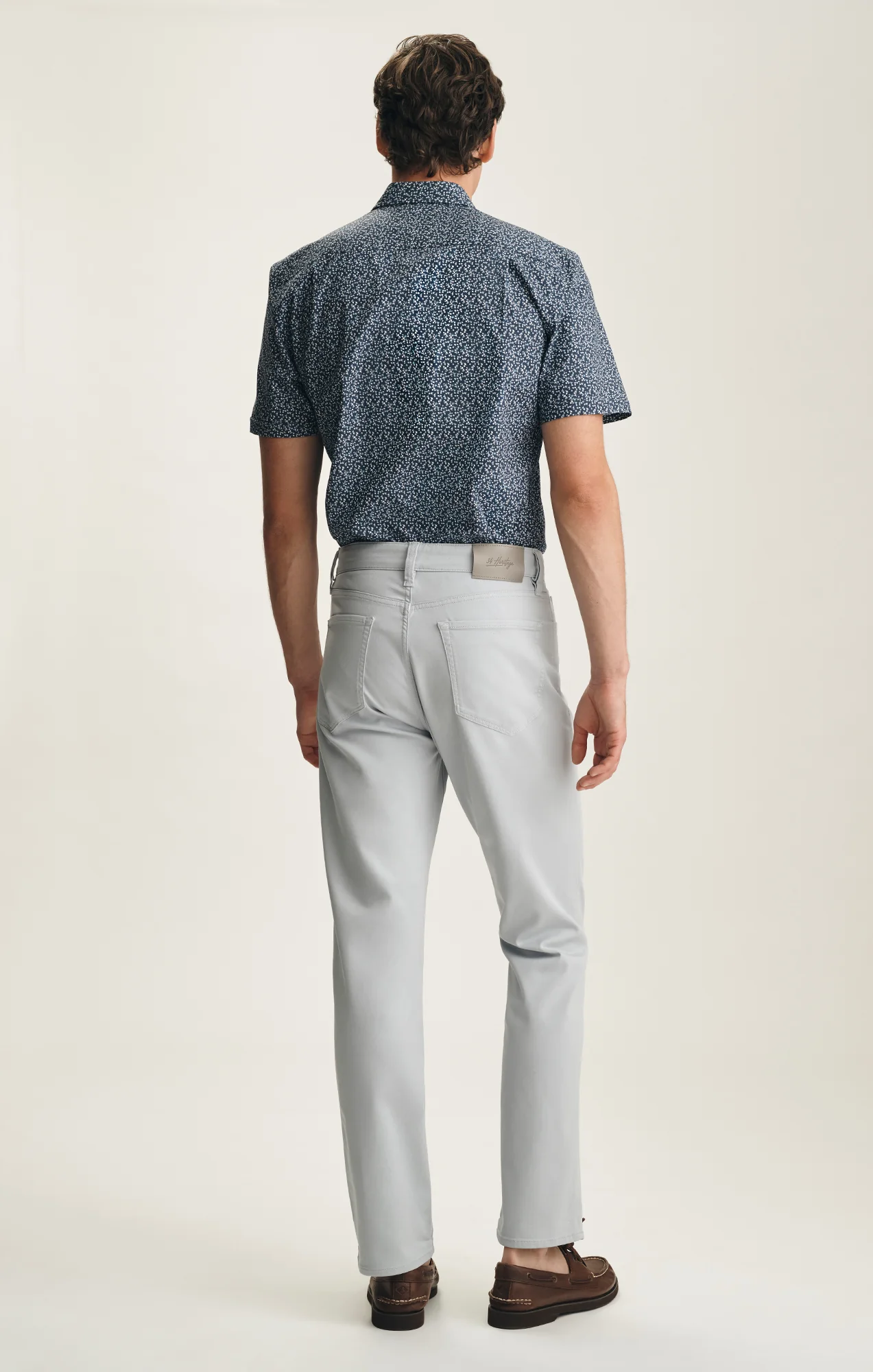 Charisma Relaxed Straight Pants In Mist Coolmax - Image 3