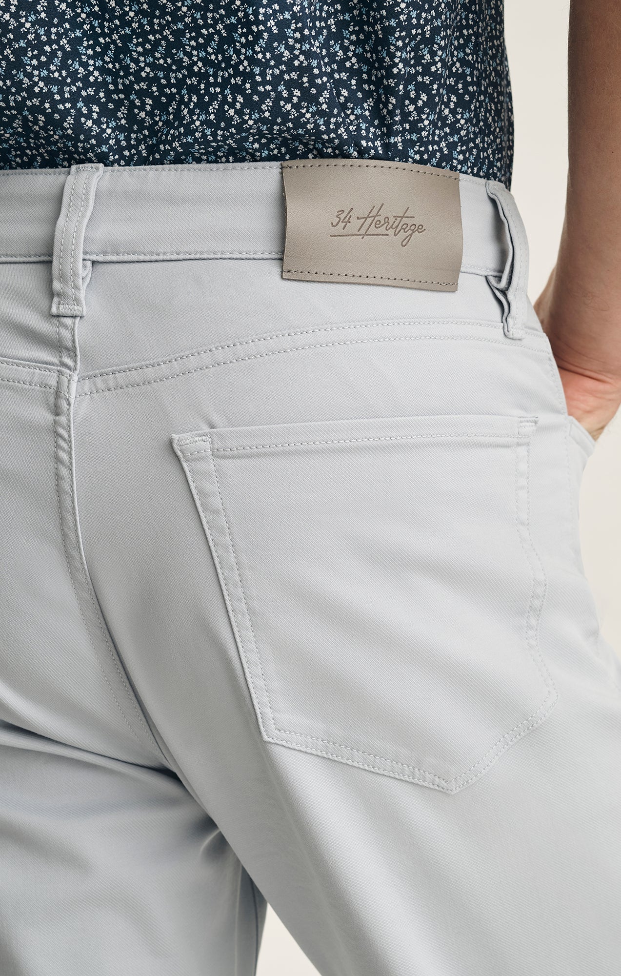 Charisma Relaxed Straight Pants In Mist Coolmax - Image 5