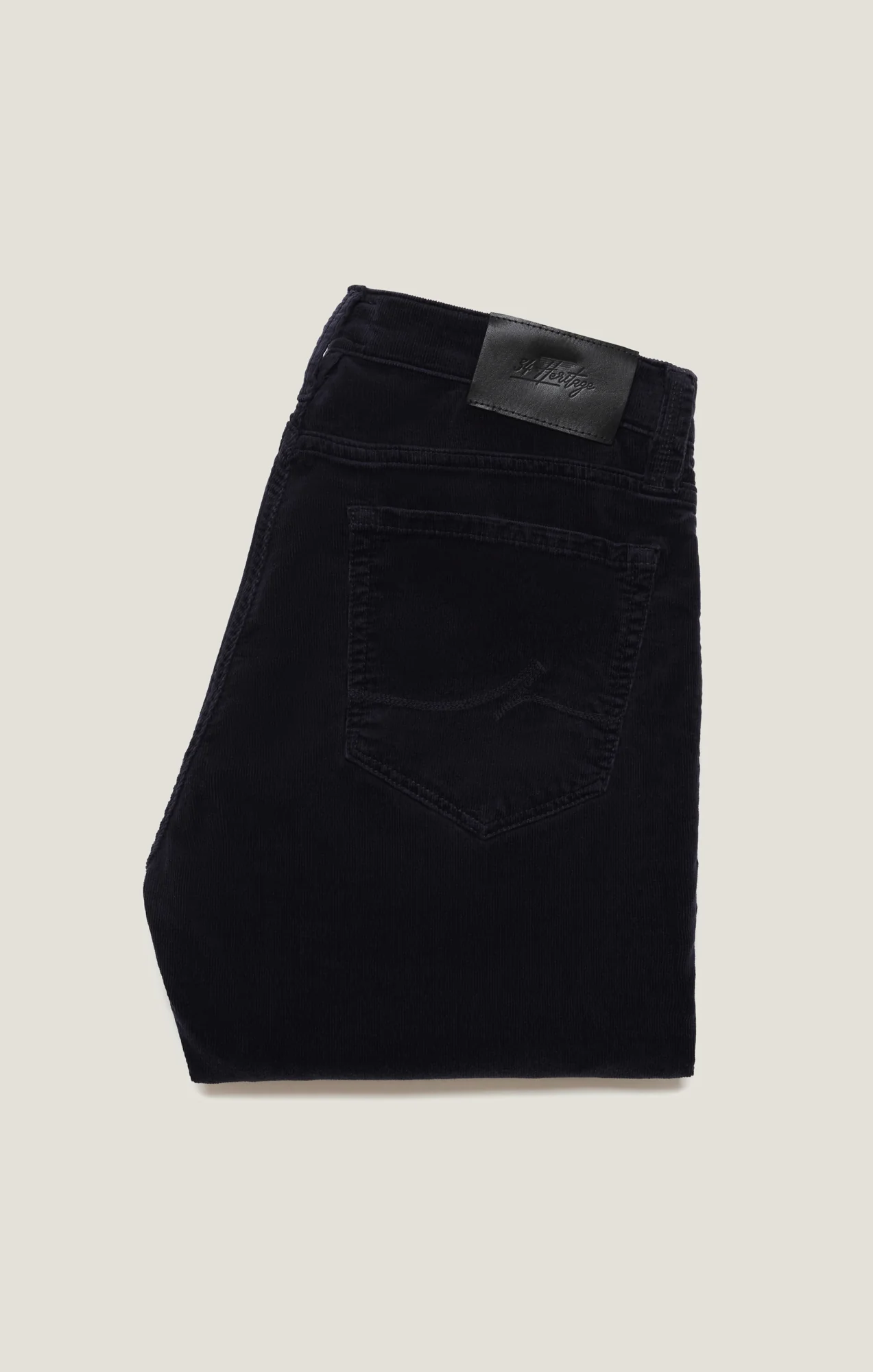 Charisma Relaxed Straight Pants in Navy Cord - Image 8