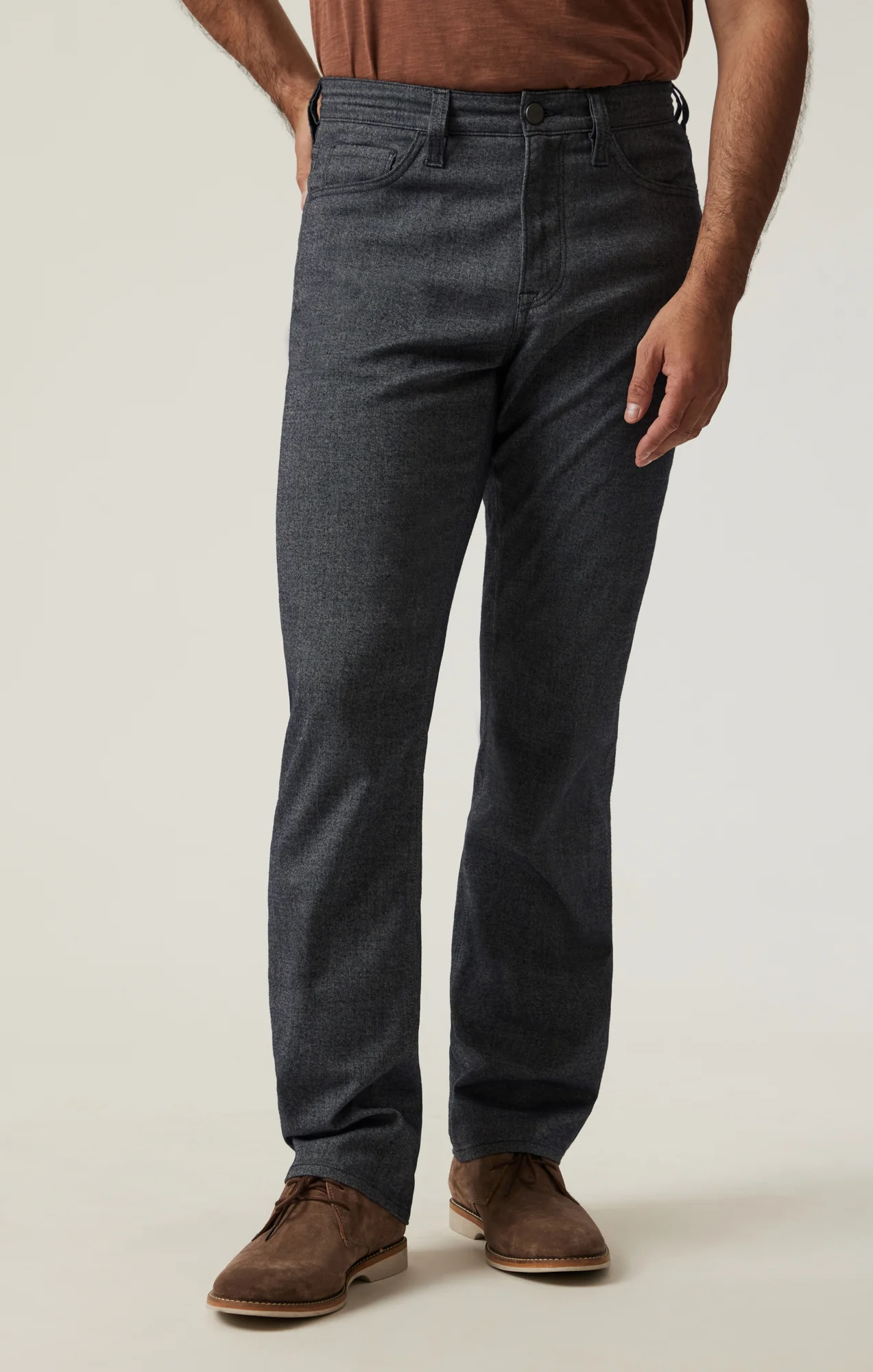 Charisma Relaxed Straight Pants in Navy Elite - Image 2