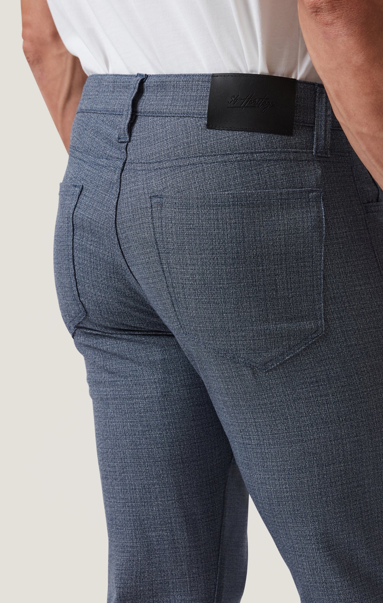 Charisma Relaxed Straight Pants in Navy Fancy - Image 5