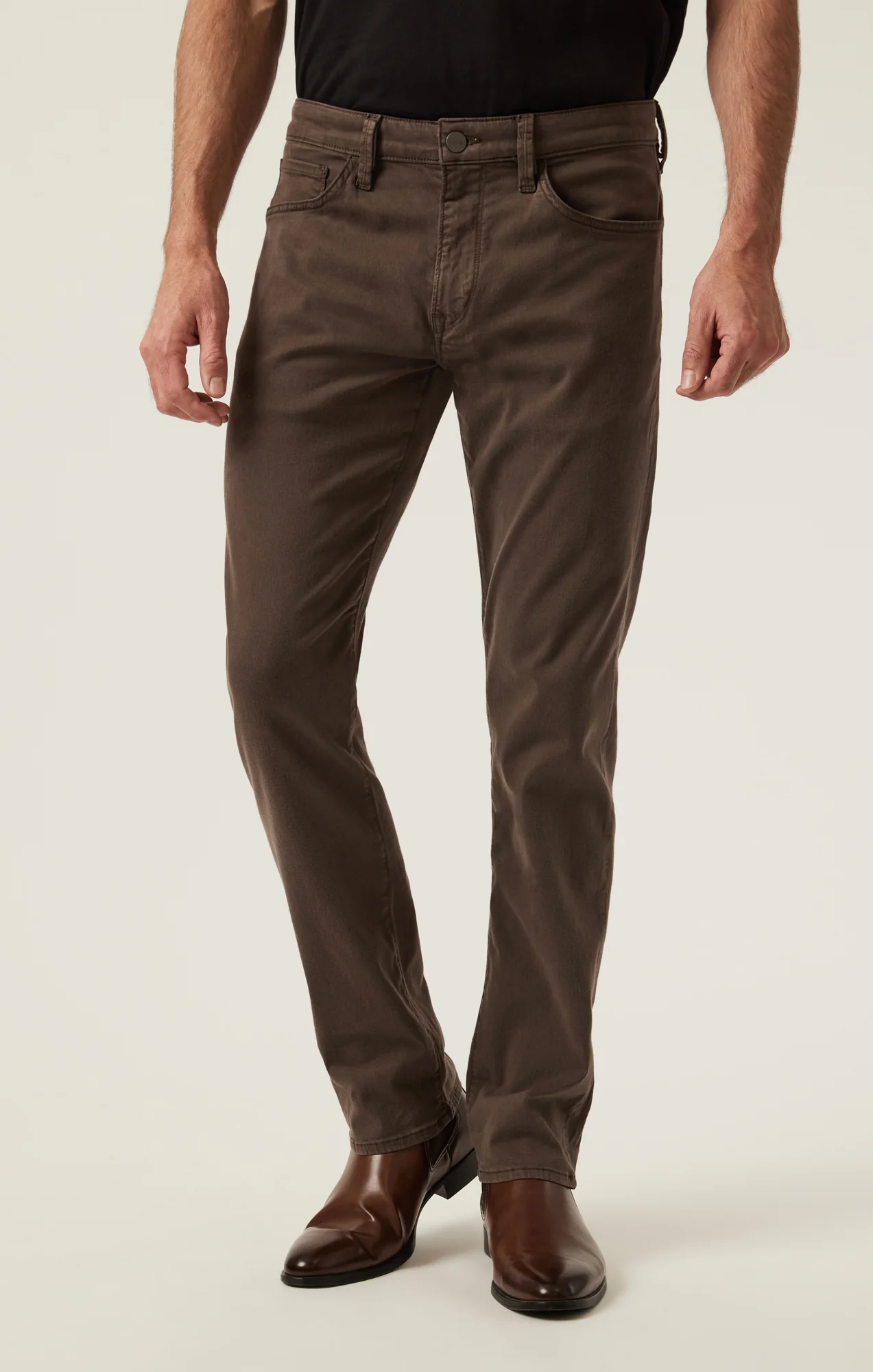 Charisma Relaxed Straight Pants in Oak Twill - Image 2