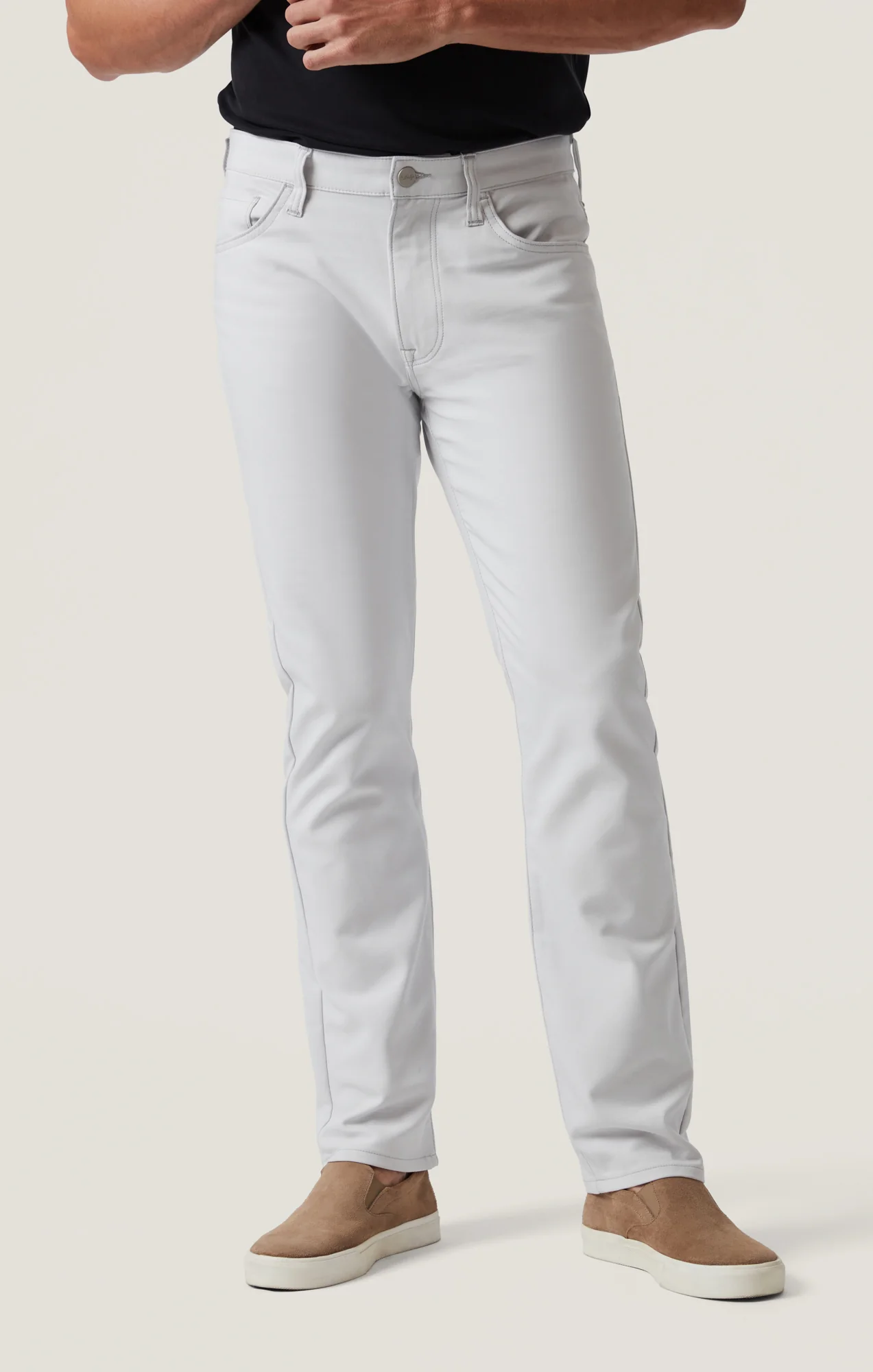 Charisma Relaxed Straight Pants in Pearl Commuter - Image 2