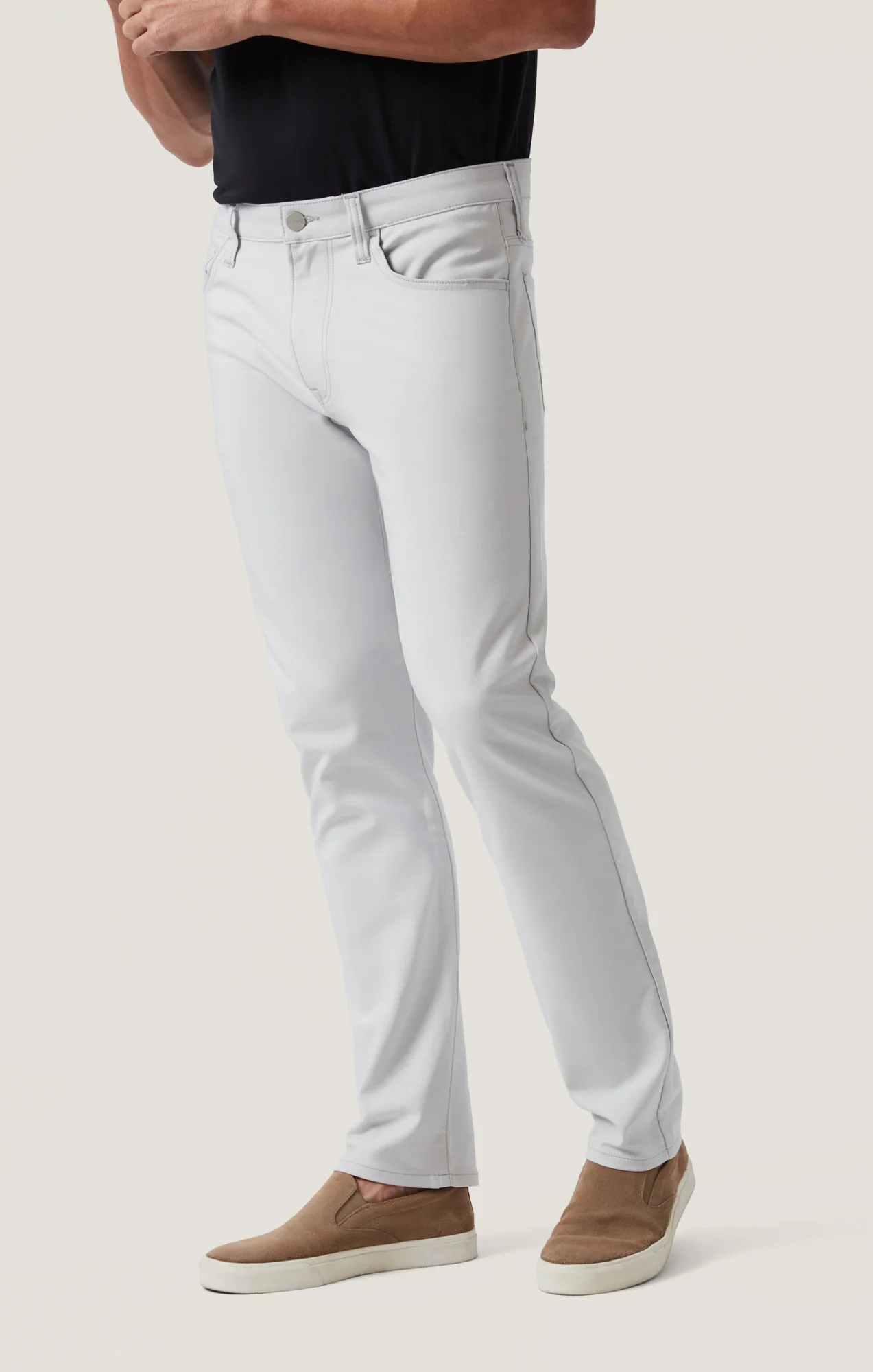 Charisma Relaxed Straight Pants in Pearl Commuter - Image 3