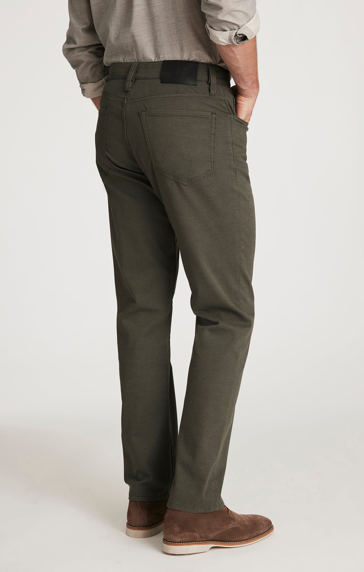 Charisma Relaxed Straight Pants in Peat Coolmax - Image 5