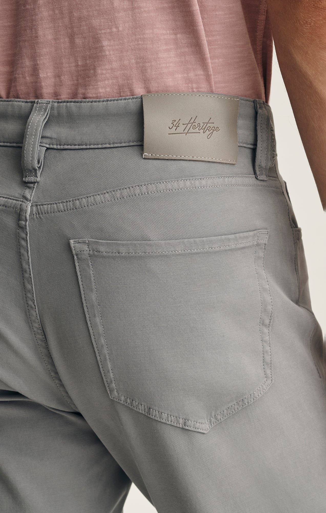 Charisma Relaxed Straight Pants In Pewter Cloud Luxe - Image 3