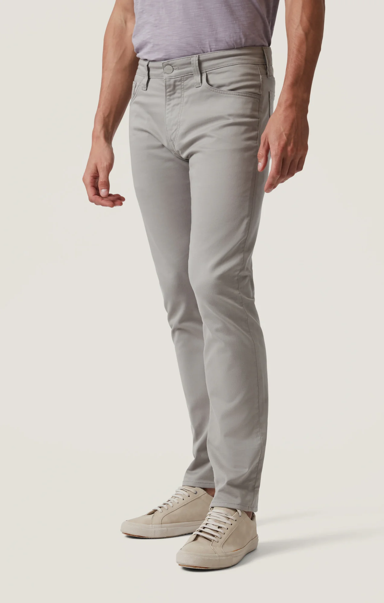 Charisma Relaxed Straight Pants in Platinum Coolmax - Image 3