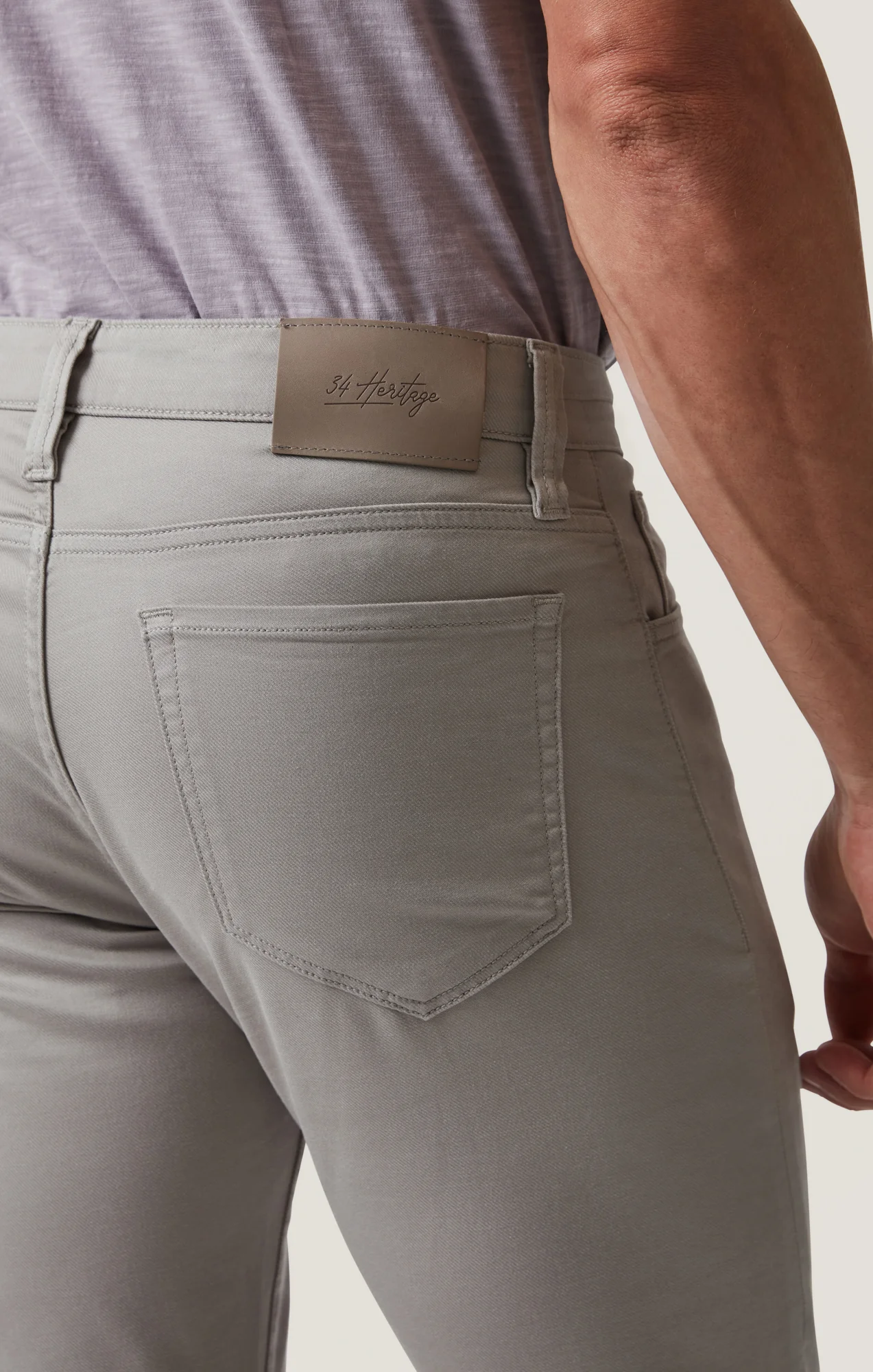 Charisma Relaxed Straight Pants in Platinum Coolmax - Image 5