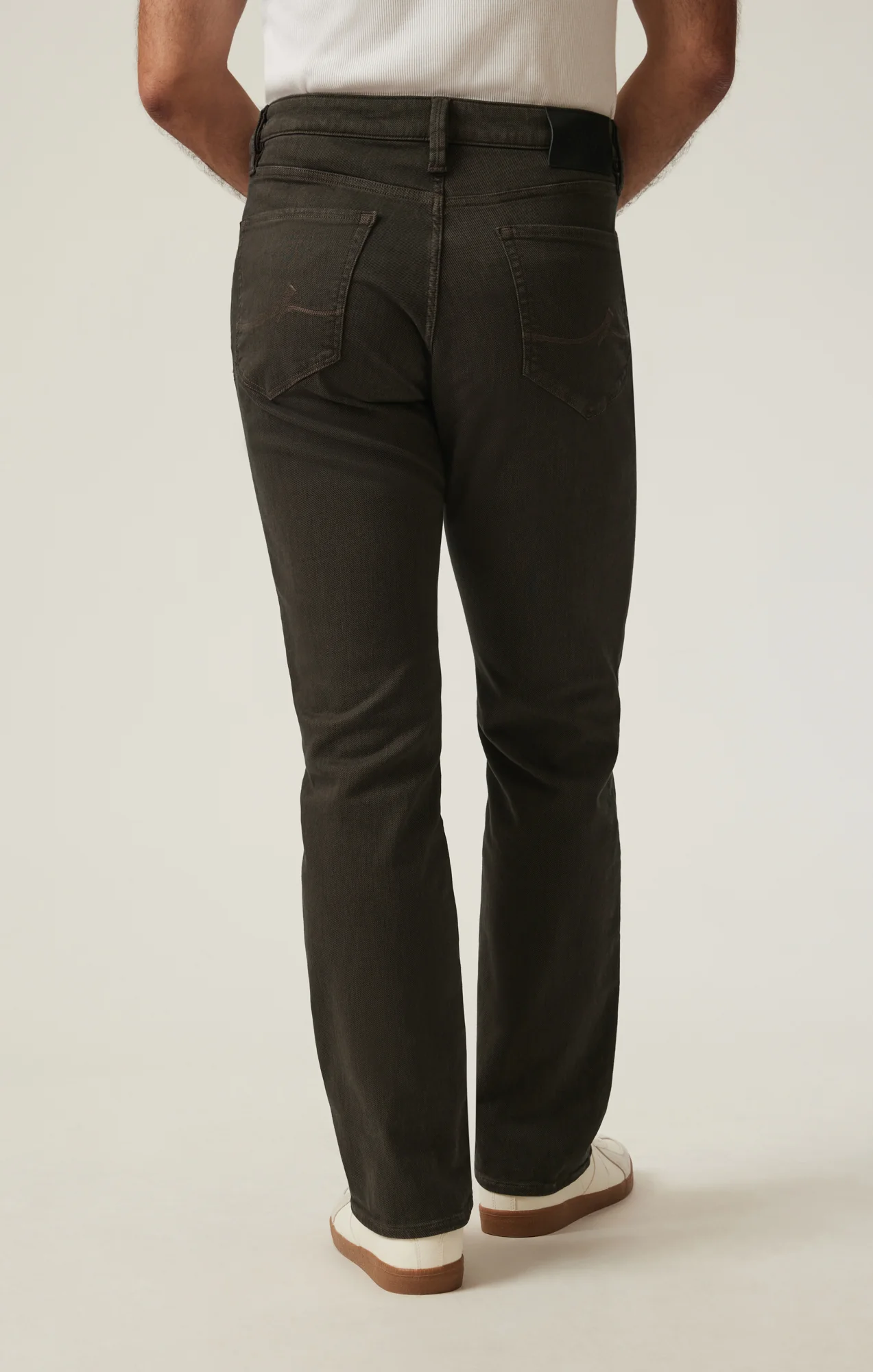 Charisma Relaxed Straight Pants in Rifle Green Diagonal - Image 4