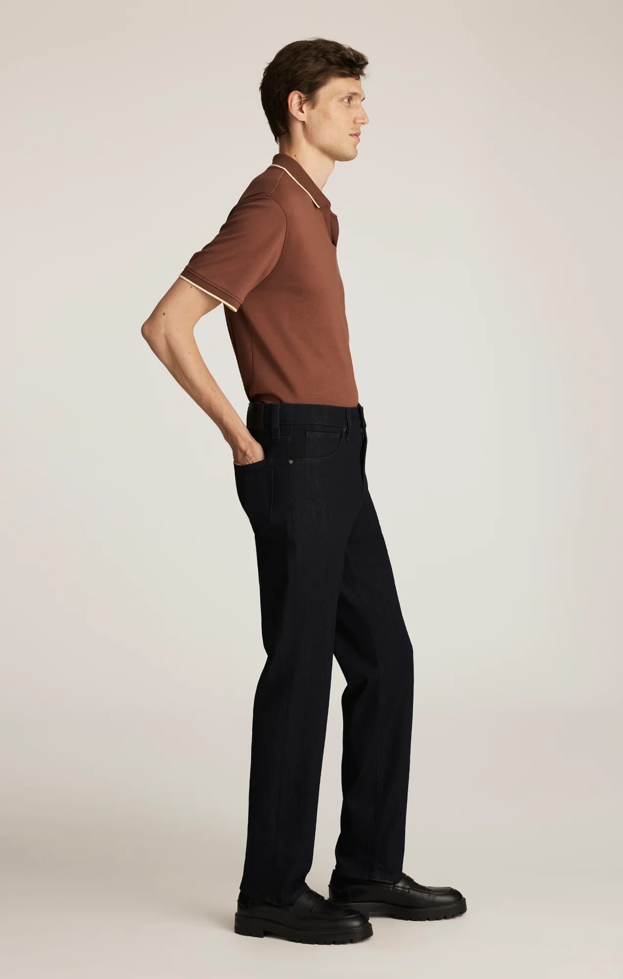 Charisma Relaxed Straight Pants in Rinse Aerodenim - Image 3