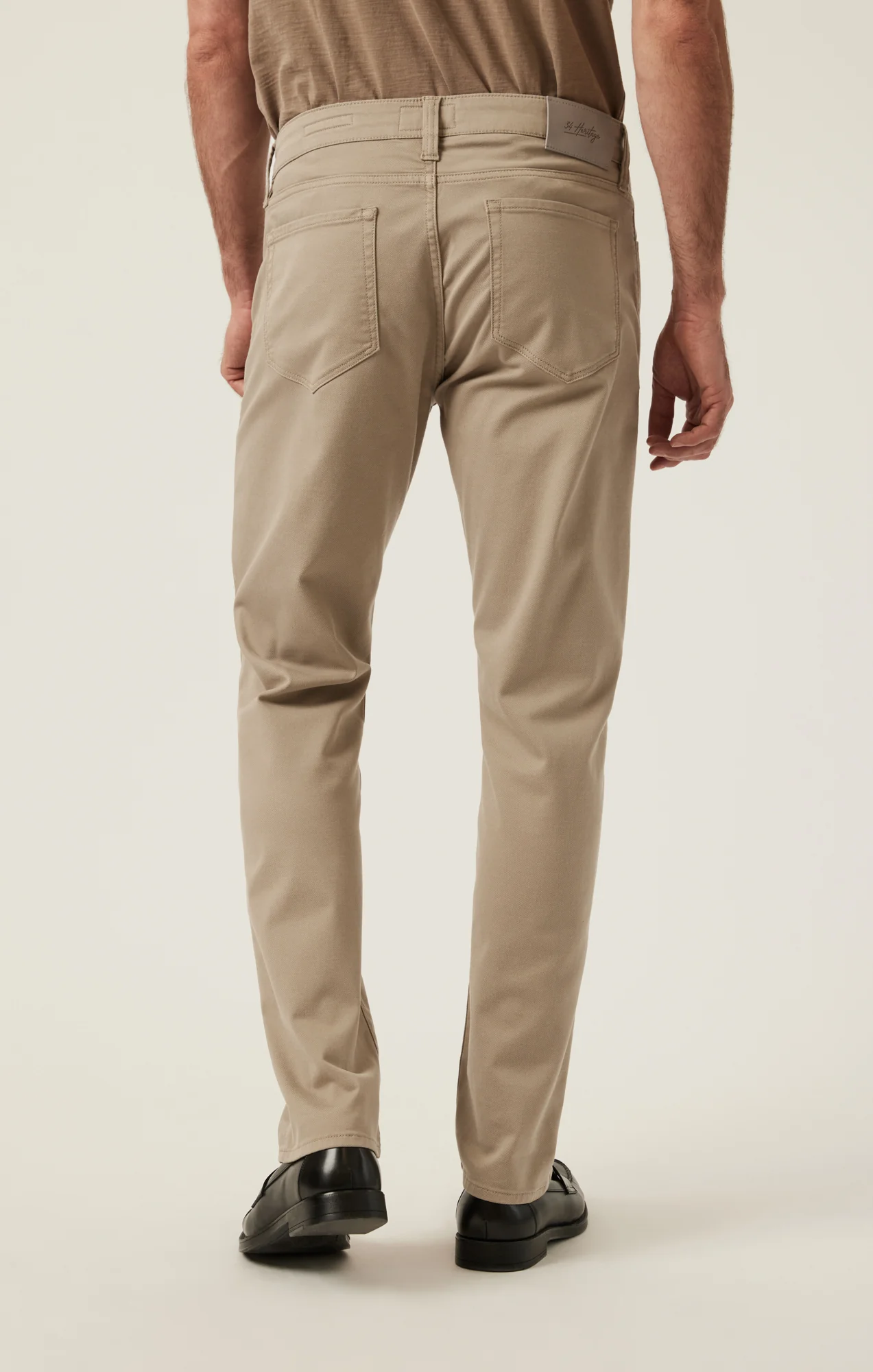 Charisma Relaxed Straight Pants in Sand Coolmax - Image 3