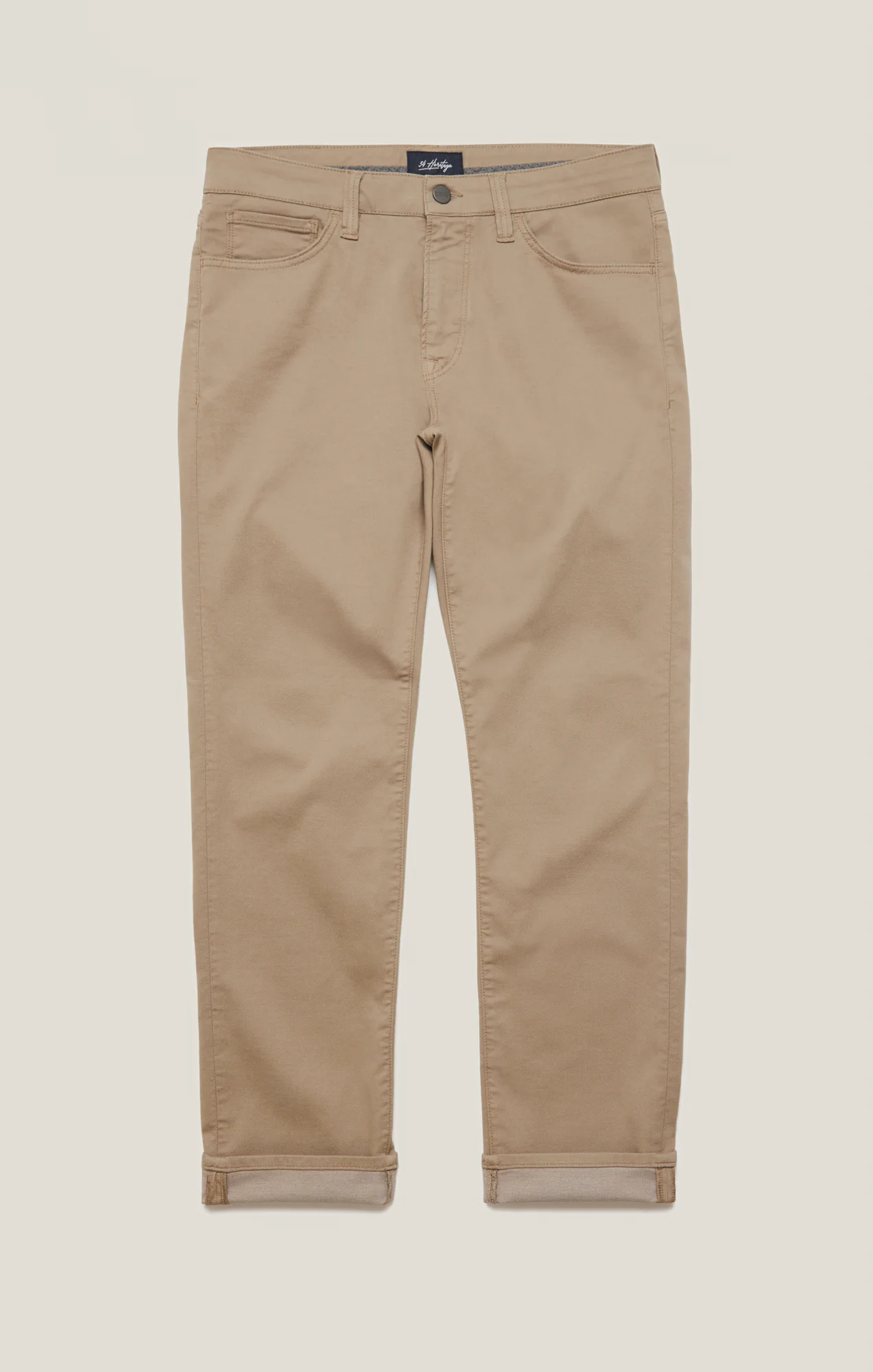 Charisma Relaxed Straight Pants in Sand Coolmax - Image 8