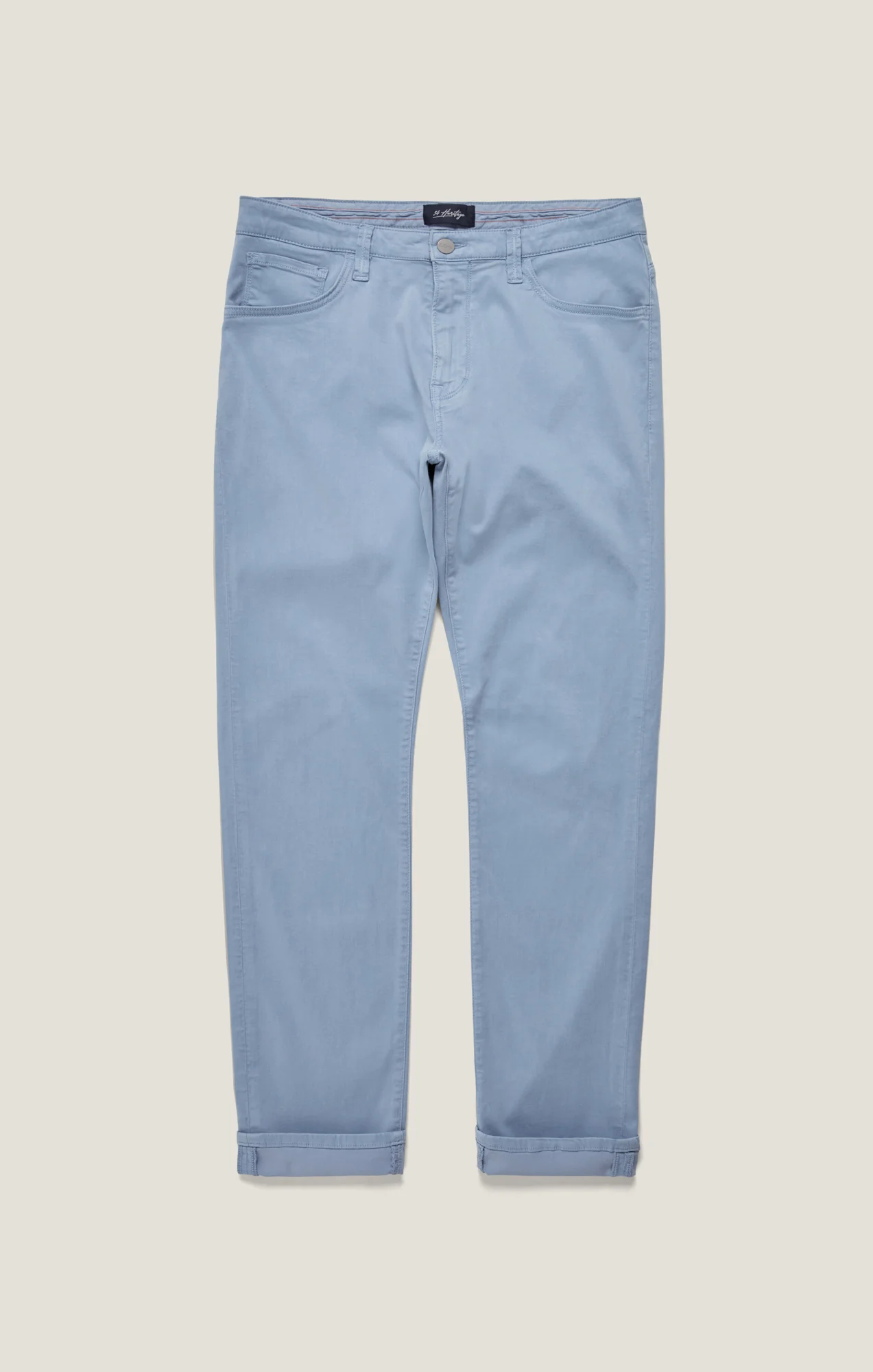 Charisma Relaxed Straight Pants in Sky Twill - Image 9