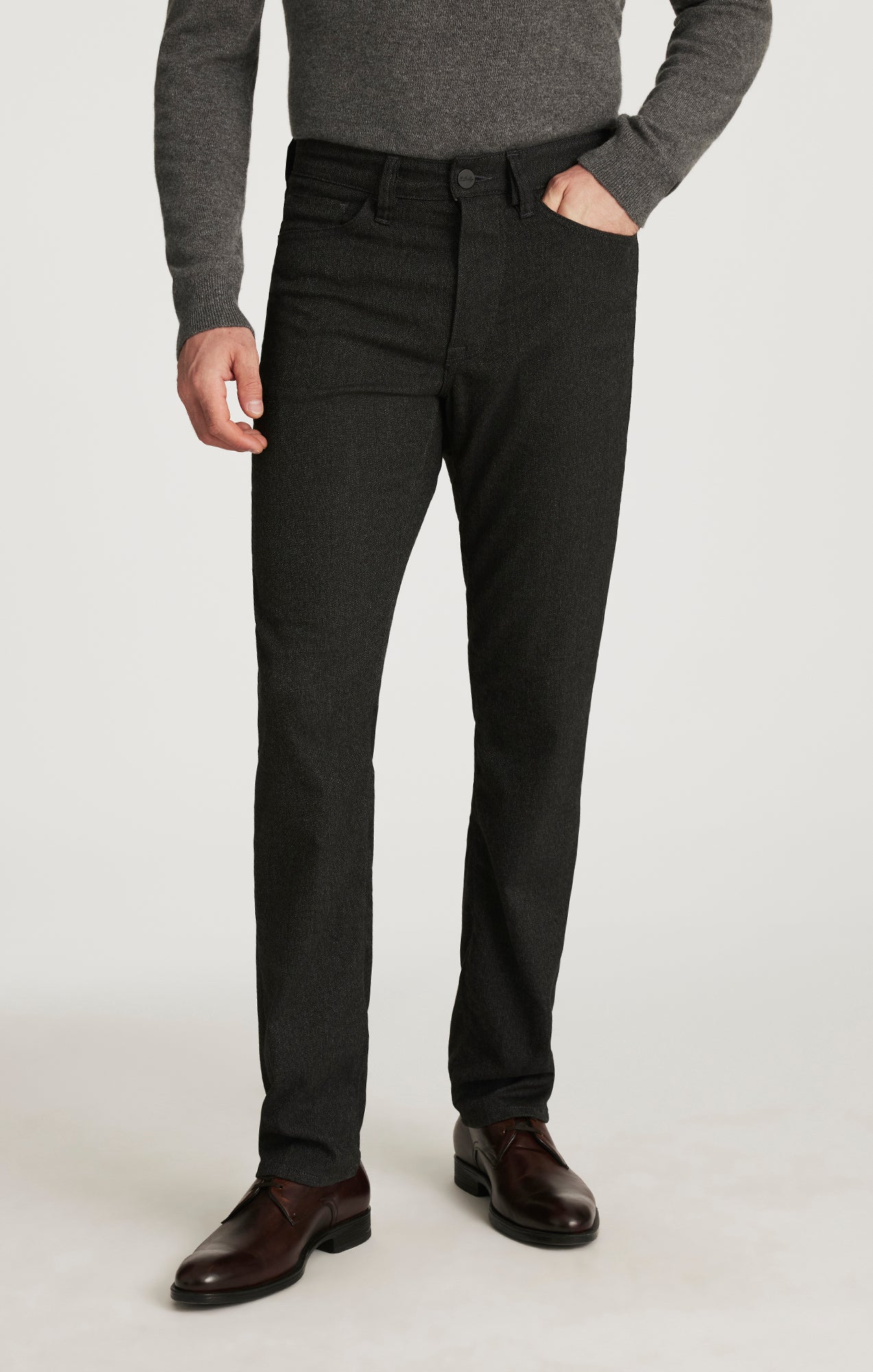 Charisma Relaxed Straight Pants In Smoke Elite - Image 2