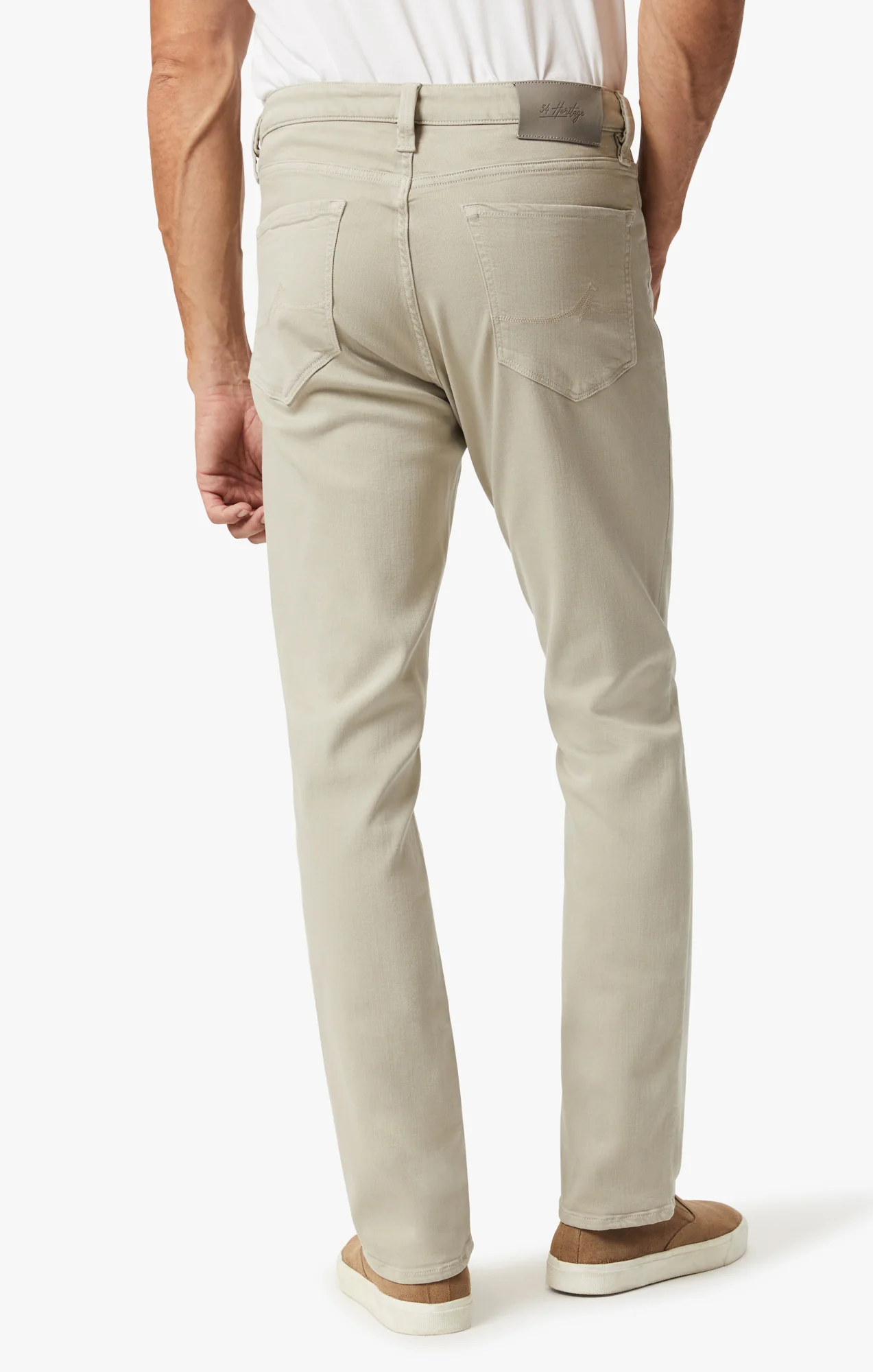 Charisma Relaxed Straight Pants In Stone Comfort - Image 4