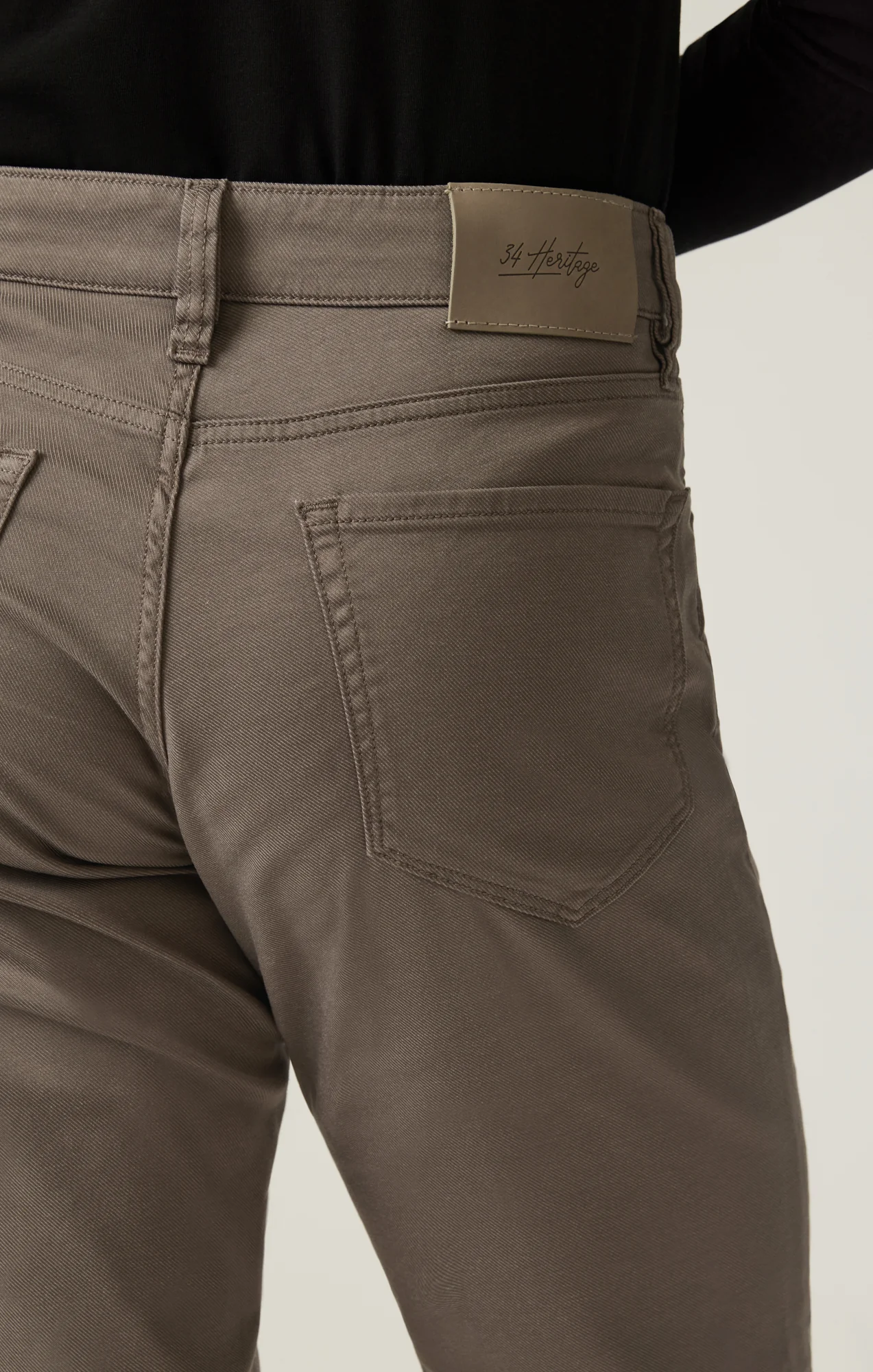 Charisma Relaxed Straight Pants in Taupe Coolmax - Image 5