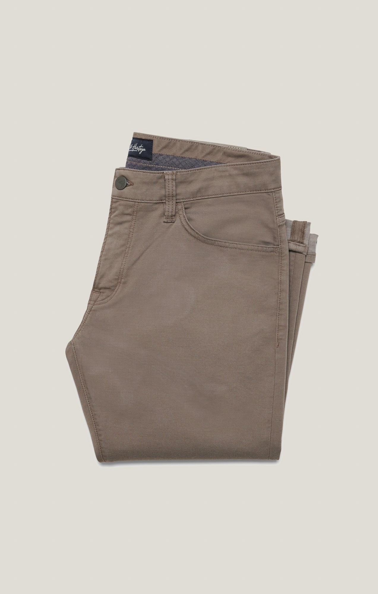 Charisma Relaxed Straight Pants in Taupe Coolmax - Image 8