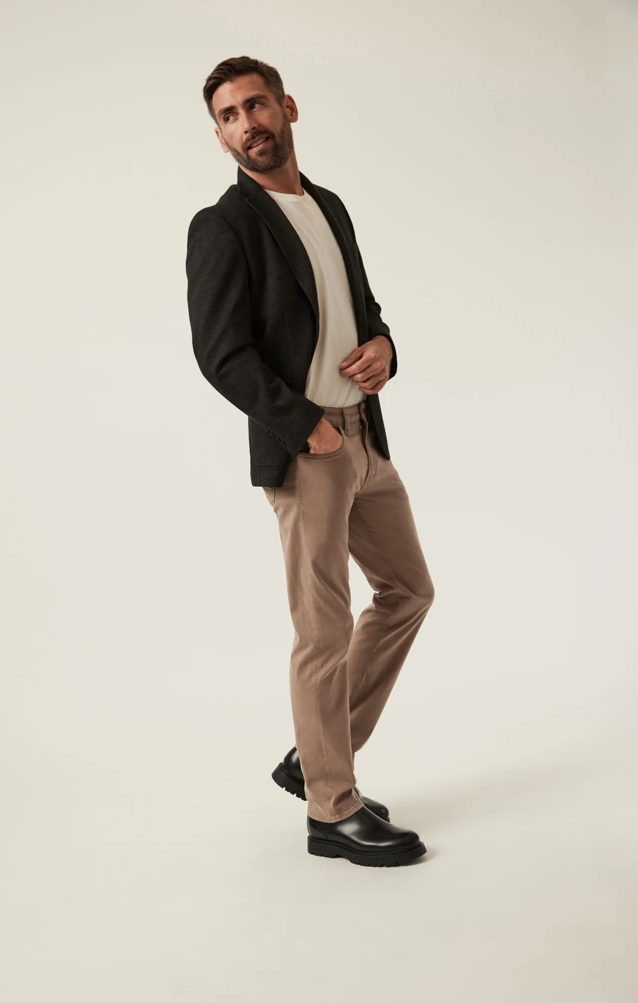 Charisma Relaxed Straight Pants in Timber Twill - Image 5