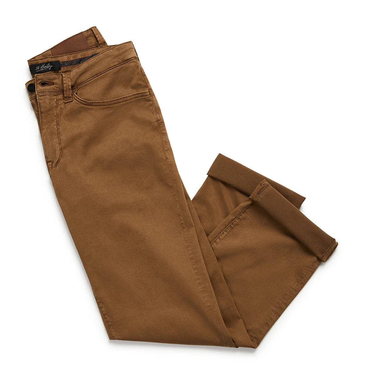 Charisma Relaxed Straight Leg in Tobacco Twill - Image 6
