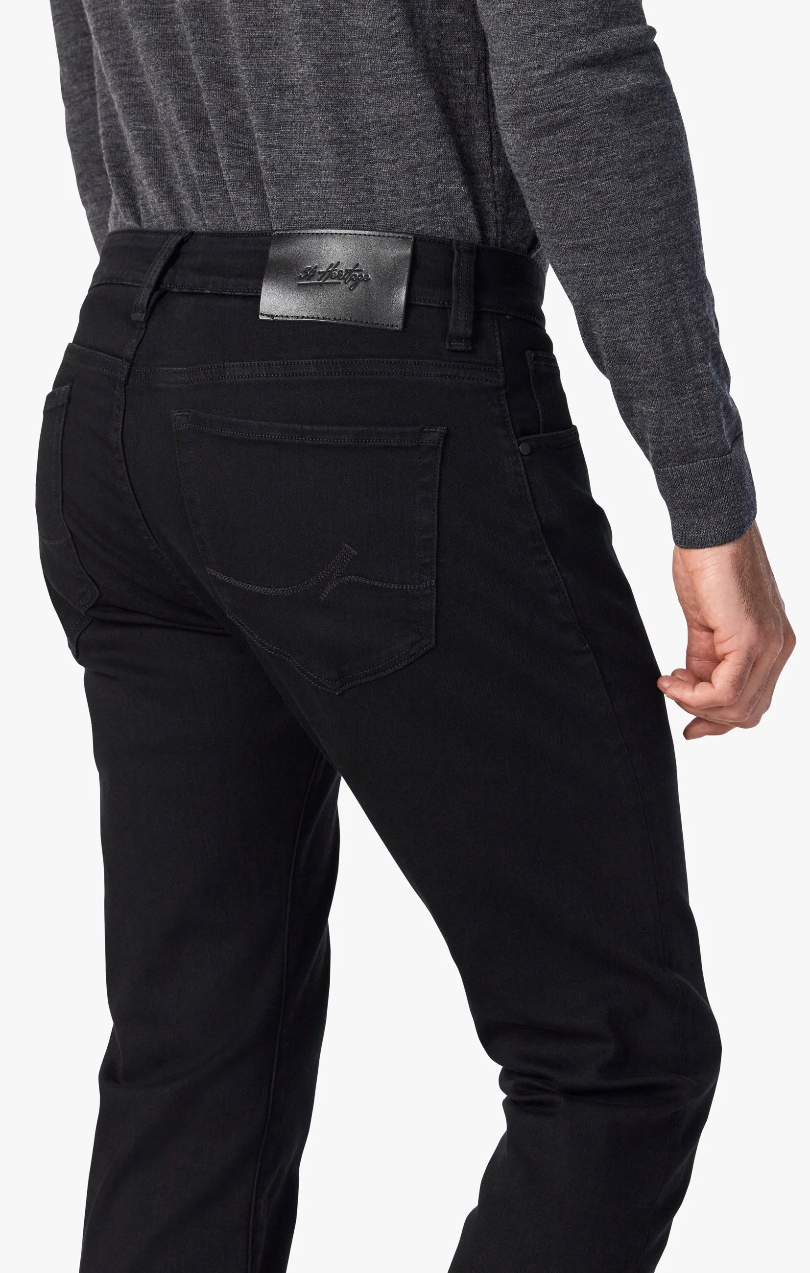 Cool Tapered Leg Jeans in Black Urban - Image 5