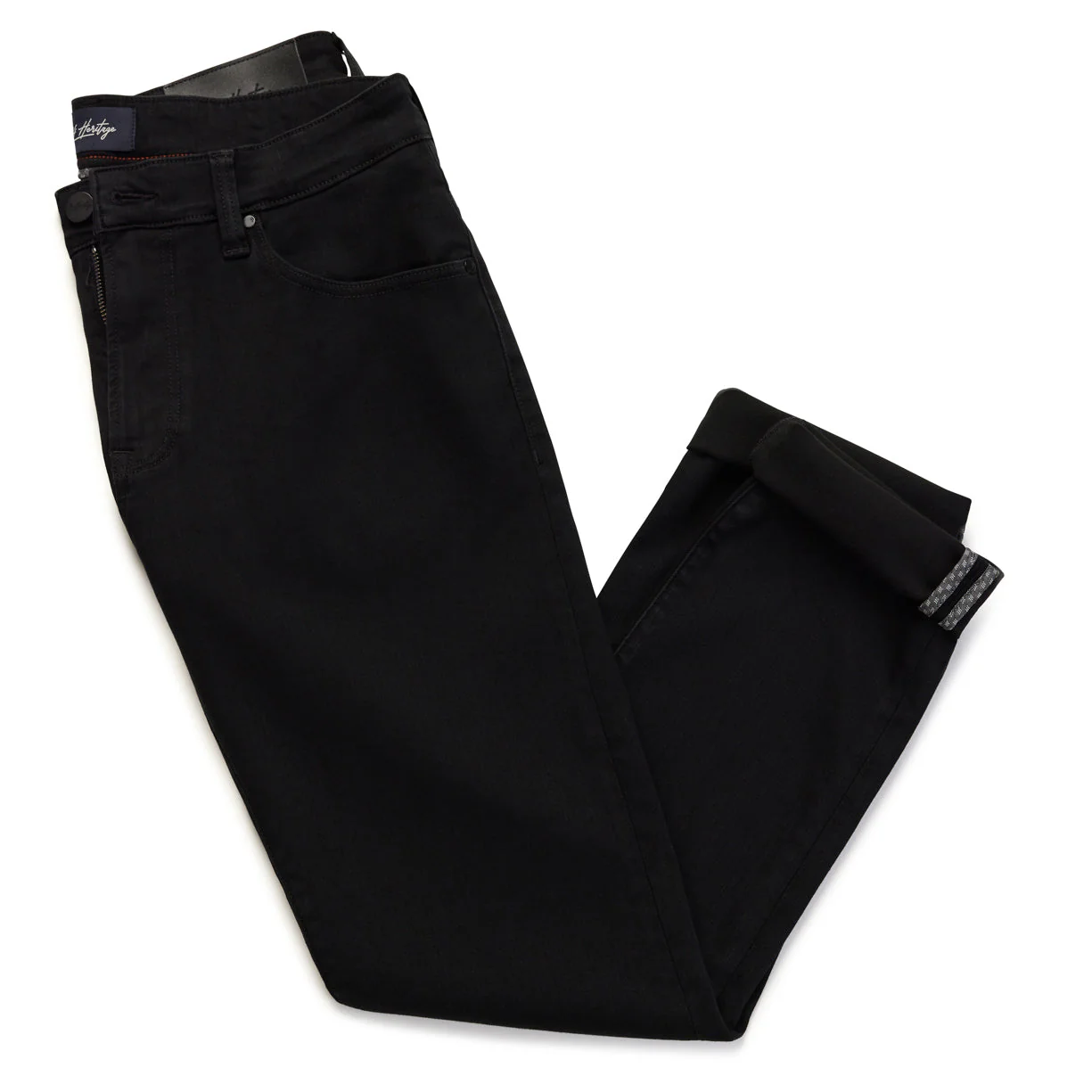 Cool Tapered Leg Jeans in Black Urban - Image 7