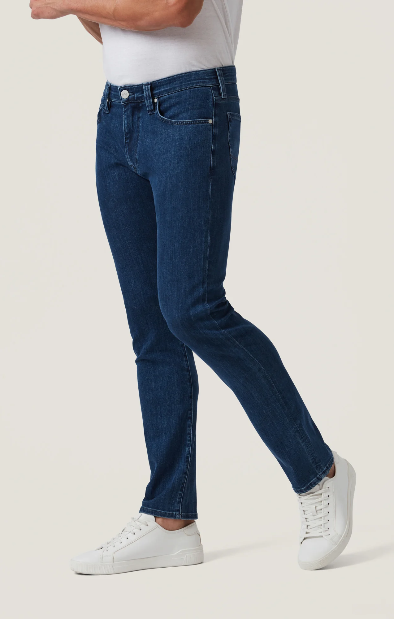 Cool Tapered Leg Jeans in Night Blue Urban - Image 3