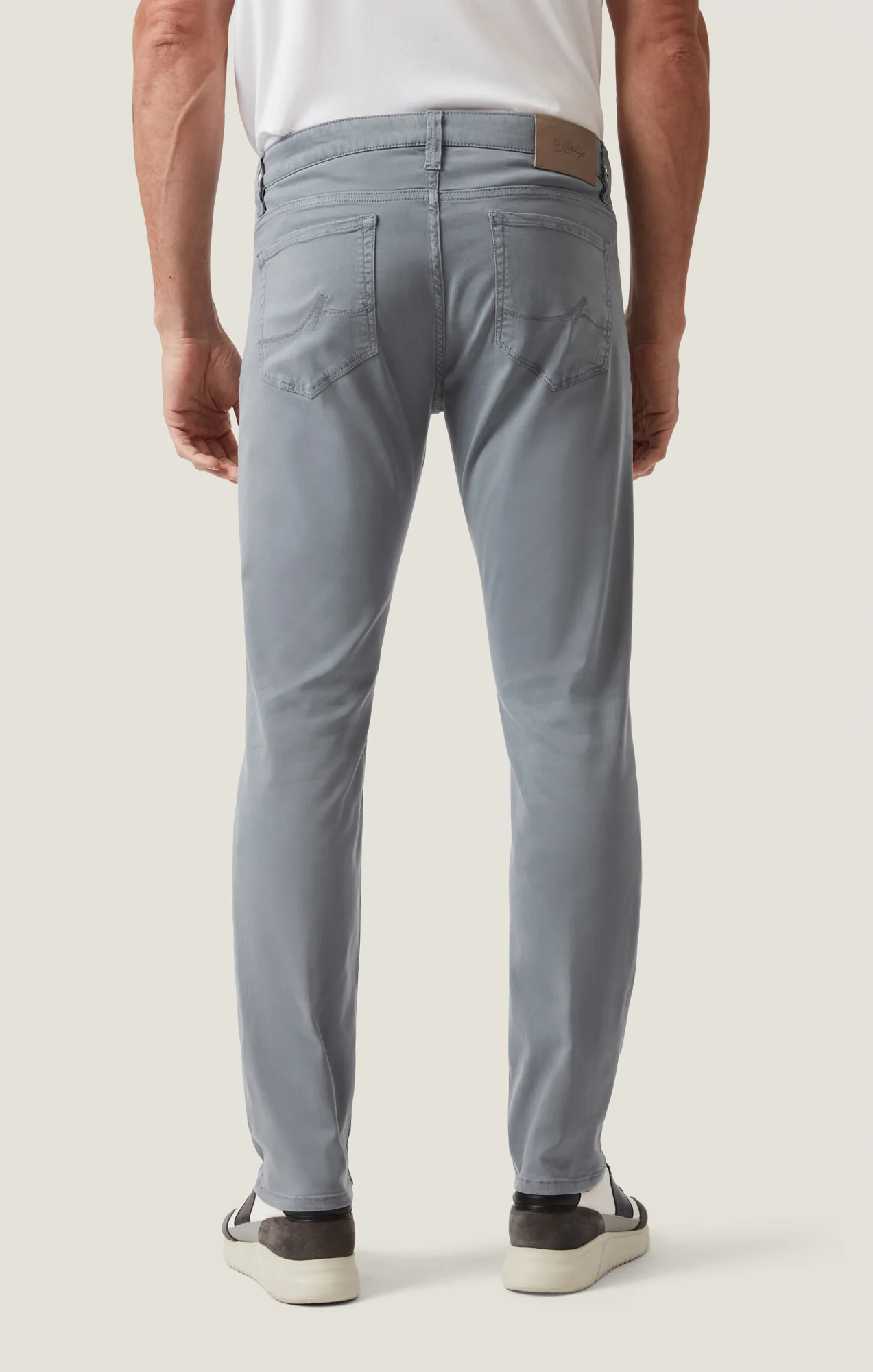 Cool Tapered Leg Pants in Alloy Twill - Image 4
