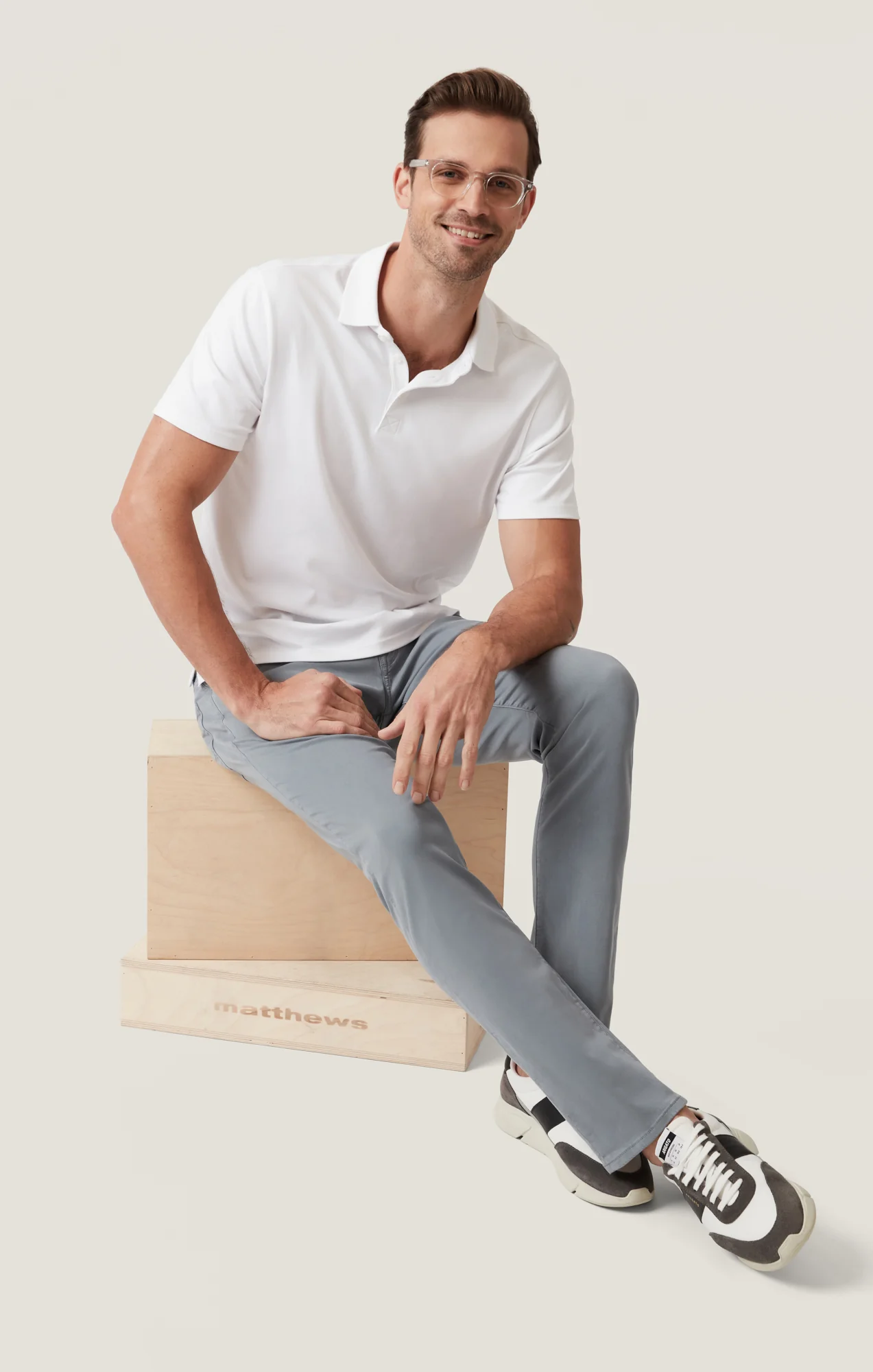 Cool Tapered Leg Pants in Alloy Twill - Image 6