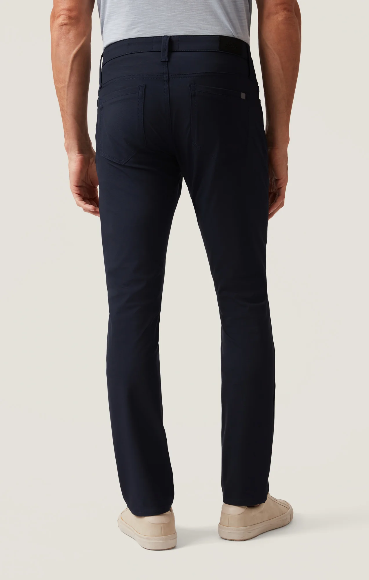 Cool Tapered Leg Pants in Navy Commuter Luxe - Image 4